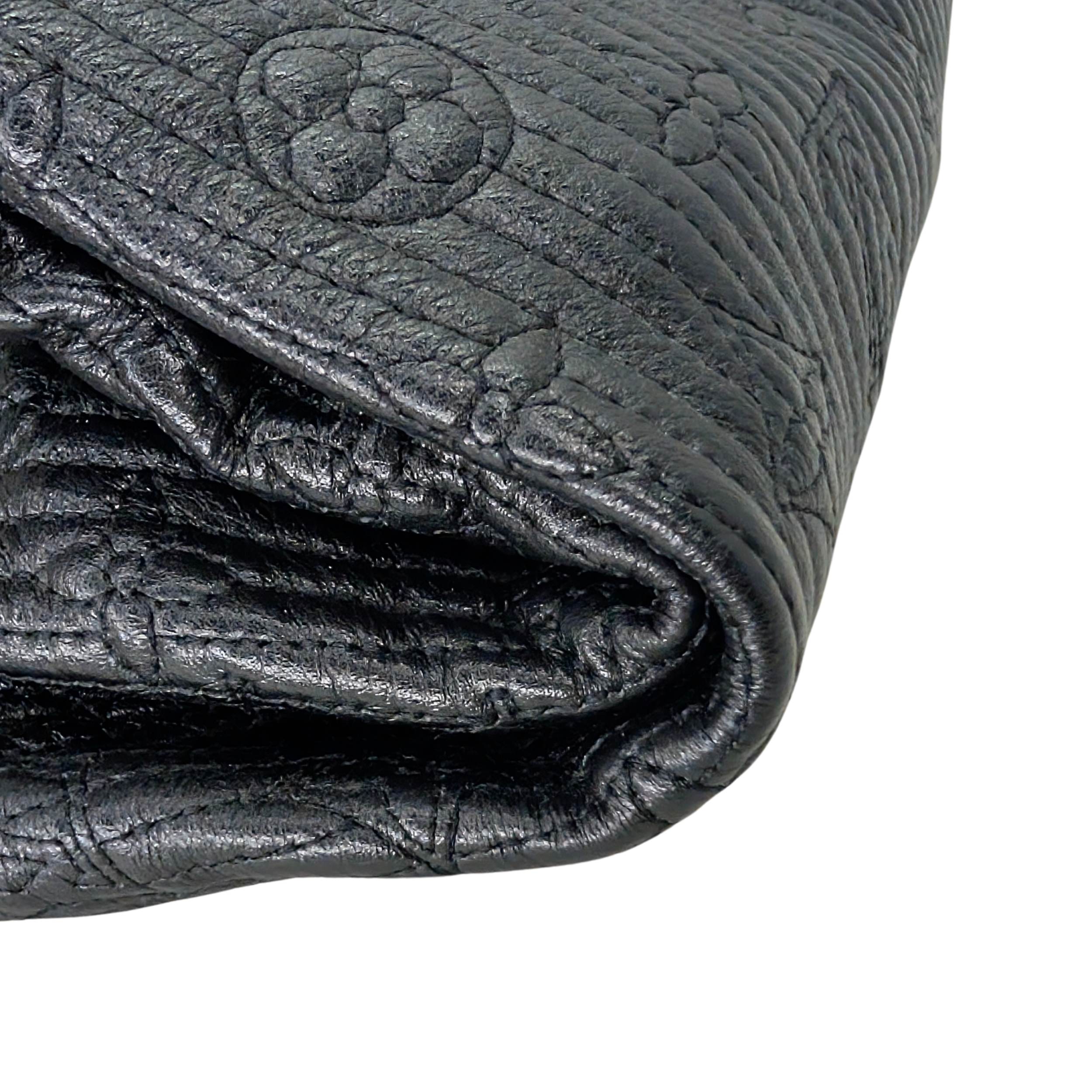 Louis Vuitton Altair Clutch Monogram Motard Black