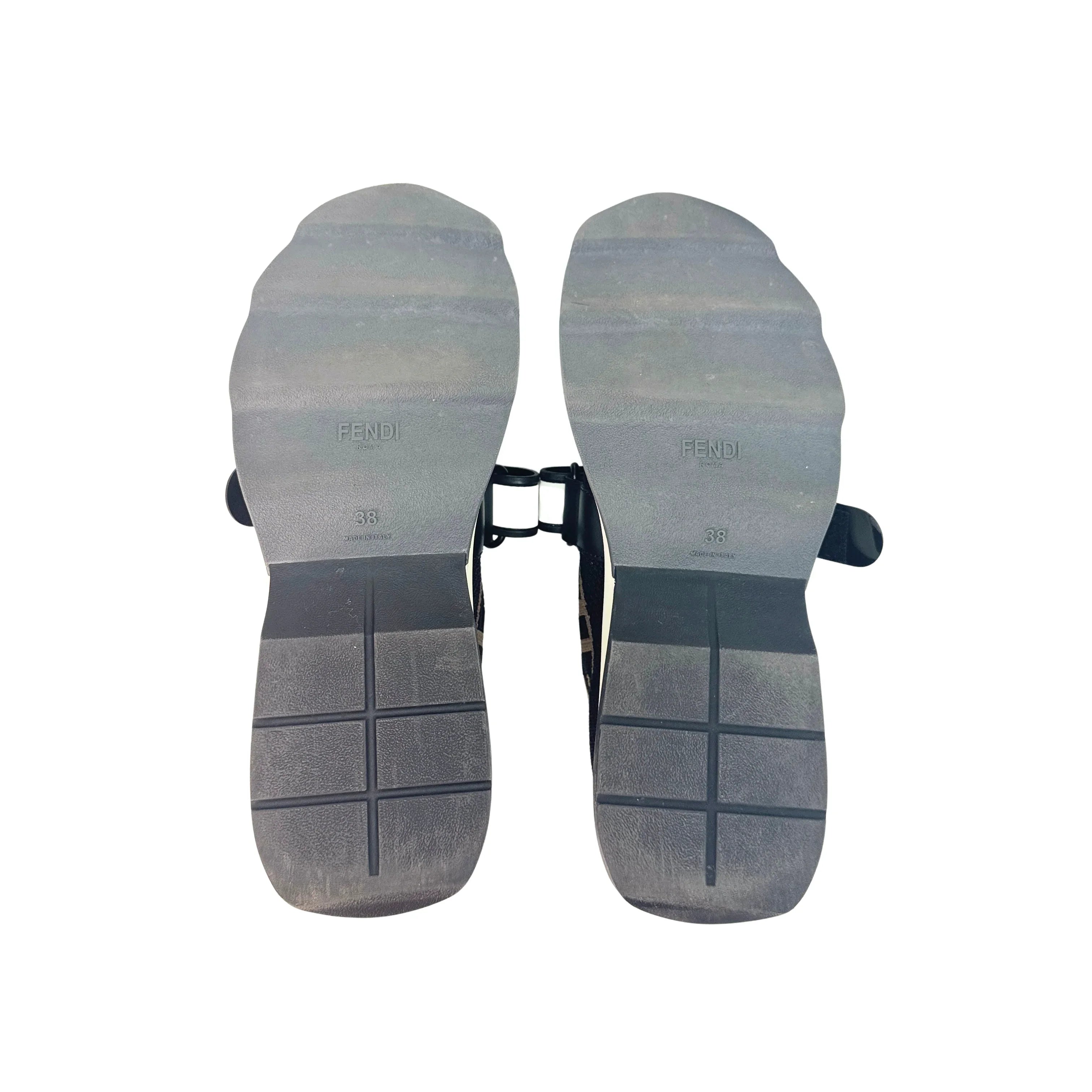 Fendi Stretch Yarn FF Stiff Band Rockoko Sneakers 38 - Lost Designer