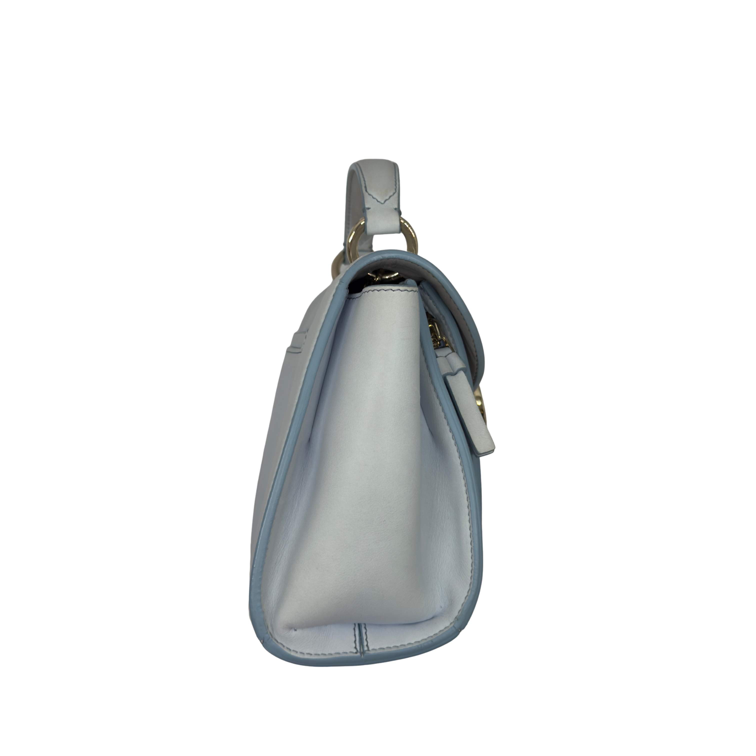 Salvatore Ferragamo Sofia Rainbow Shoulder Bag Baby Blue