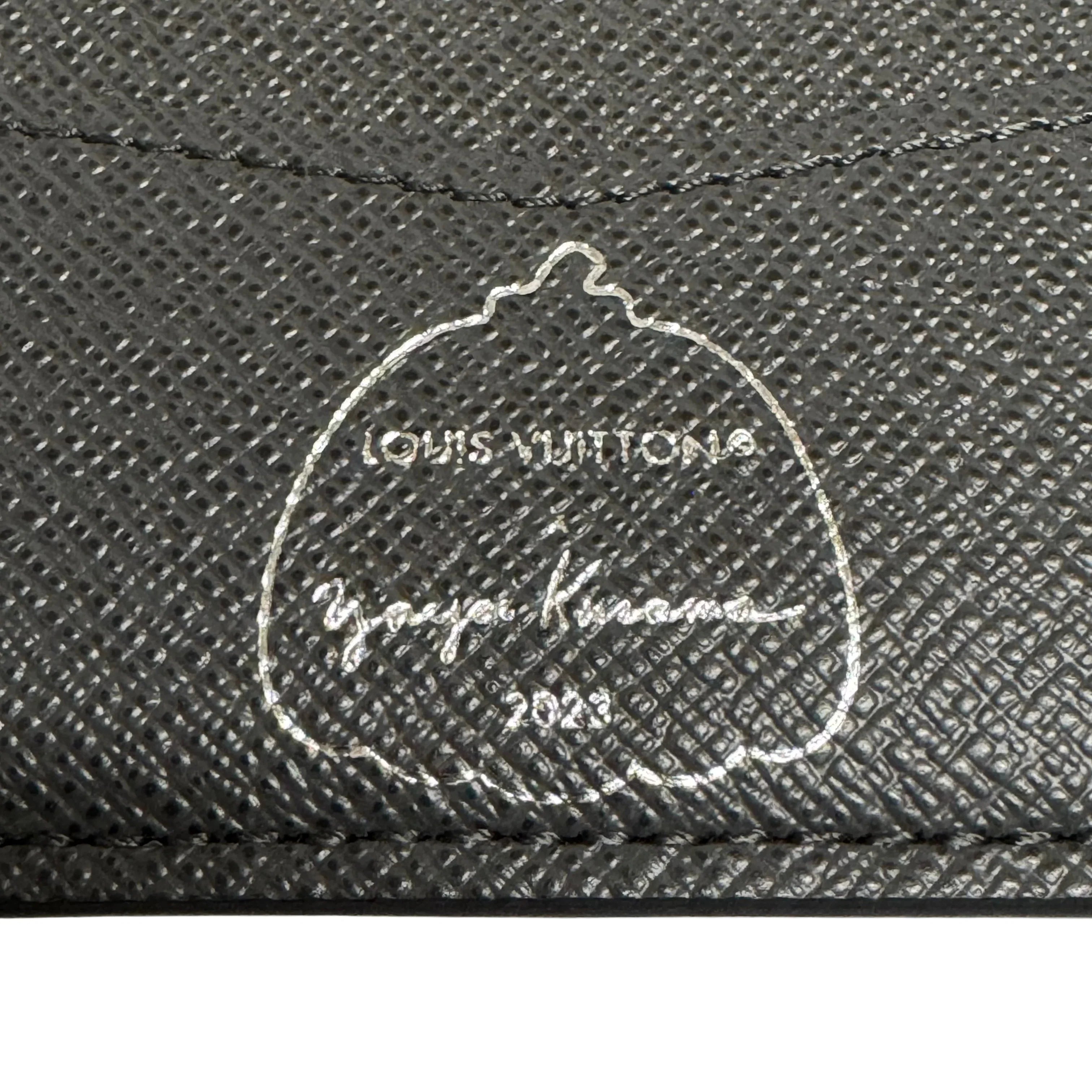 Louis Vuitton X Yayoi Kusama limited edition Eclipse Reverse Pumpkin Slender Wallet