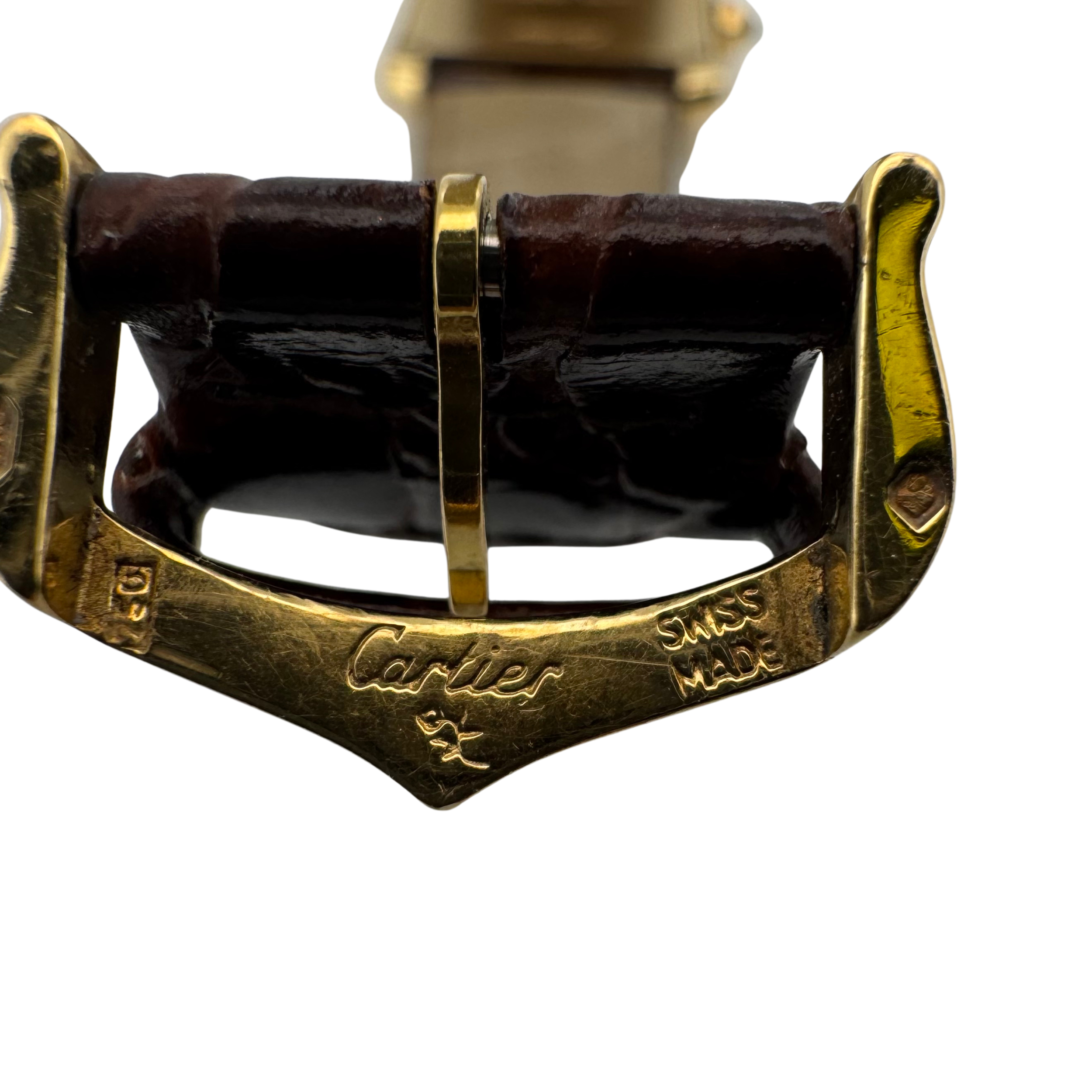 Cartier Tank 1821 Francaise 18k Gold Watch