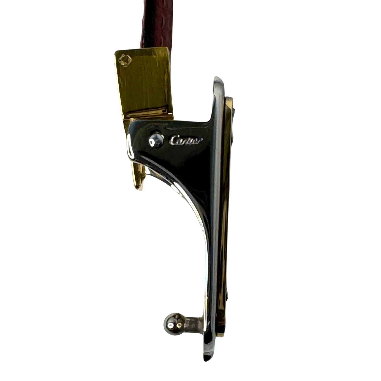 Cartier Must de Cartier Santos Belt in Red Leather