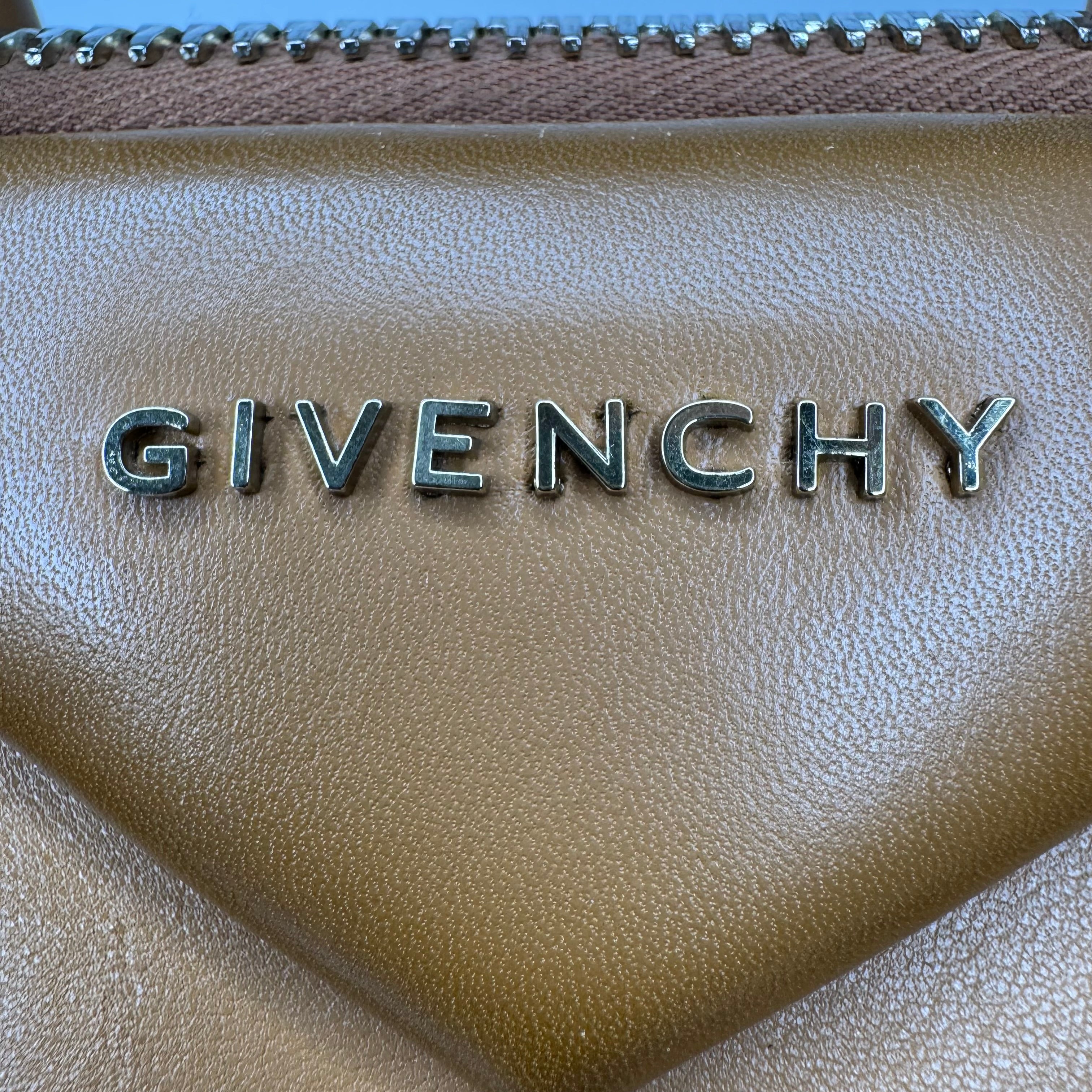 Givenchy Small Antigona Calfskin in Deep Brown Crossbody Bag