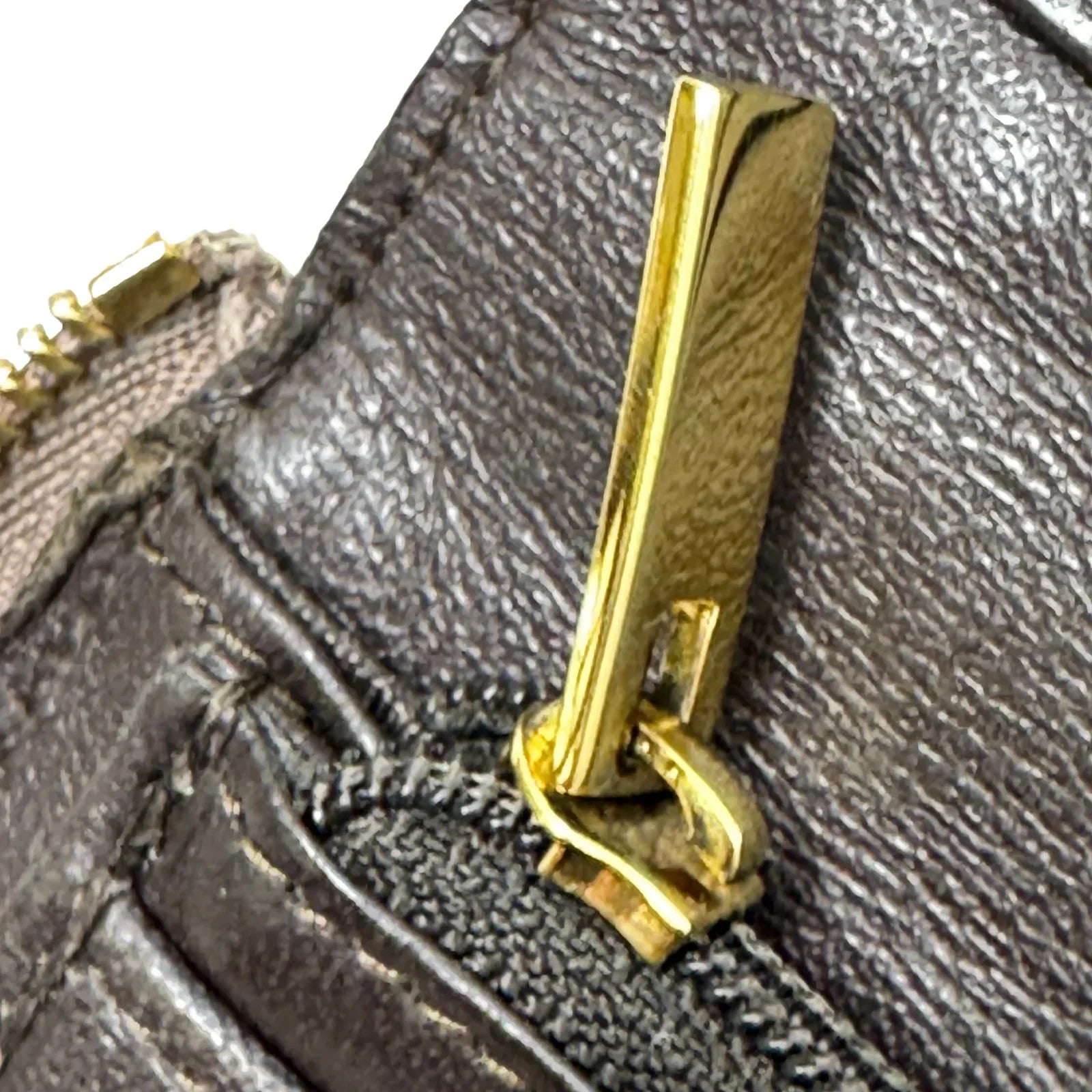 Salvatore Ferragamo Dark Brown Leather Long Wallet