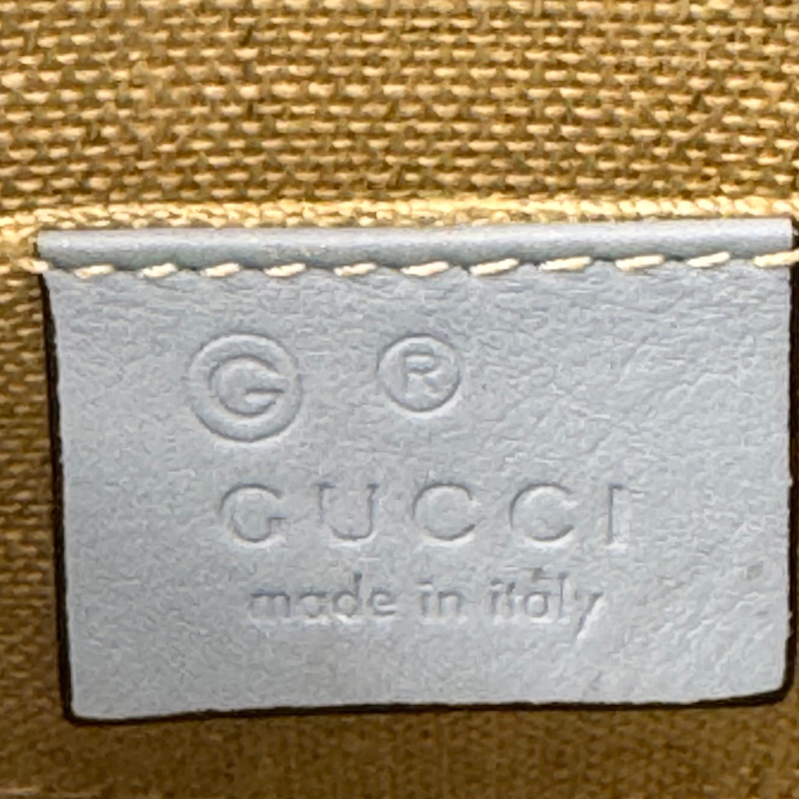 Gucci Microguccissima Mini Emily Chain Shoulder Bag – Light Blue