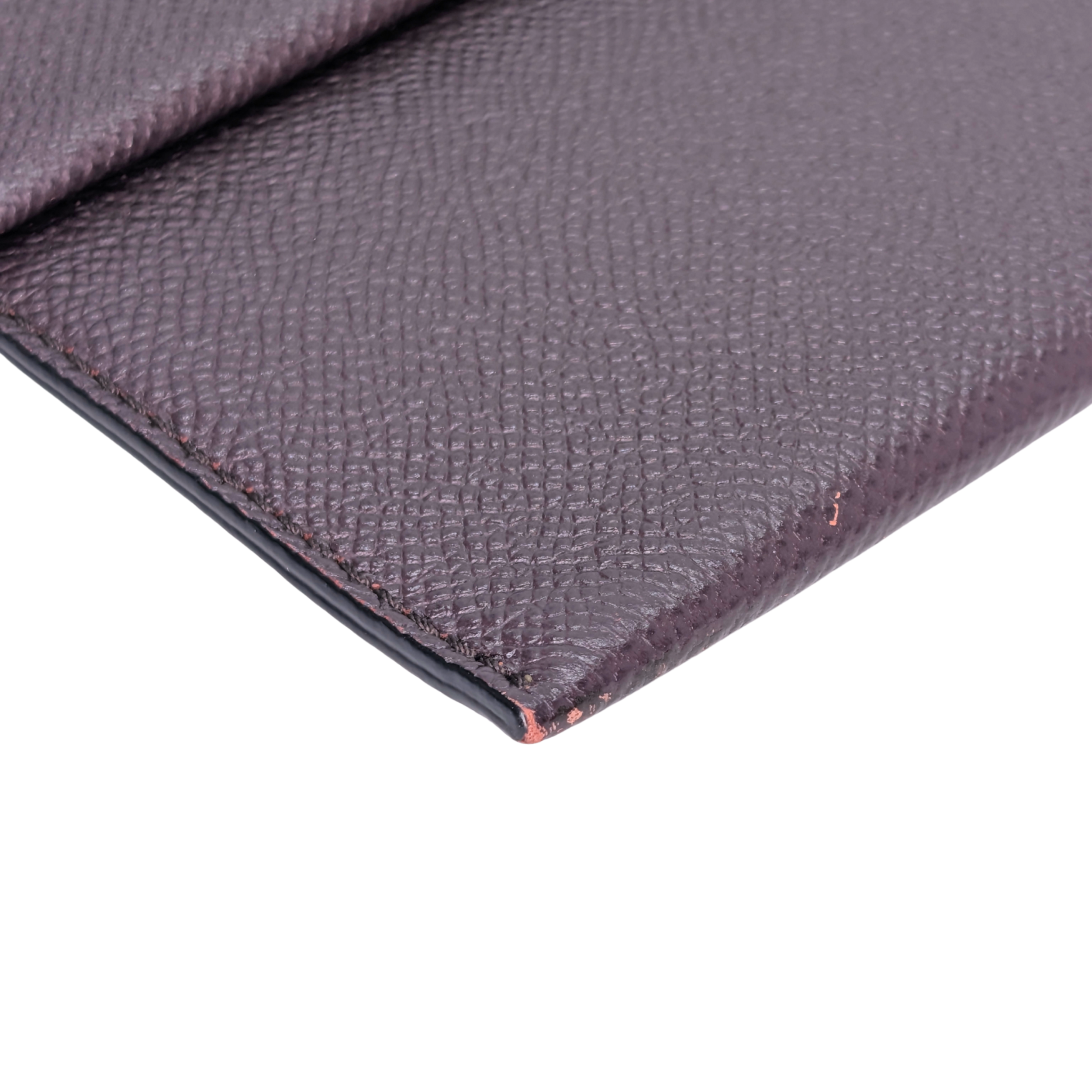 Burberry London Classic Envelope Clutch Blackcurrent