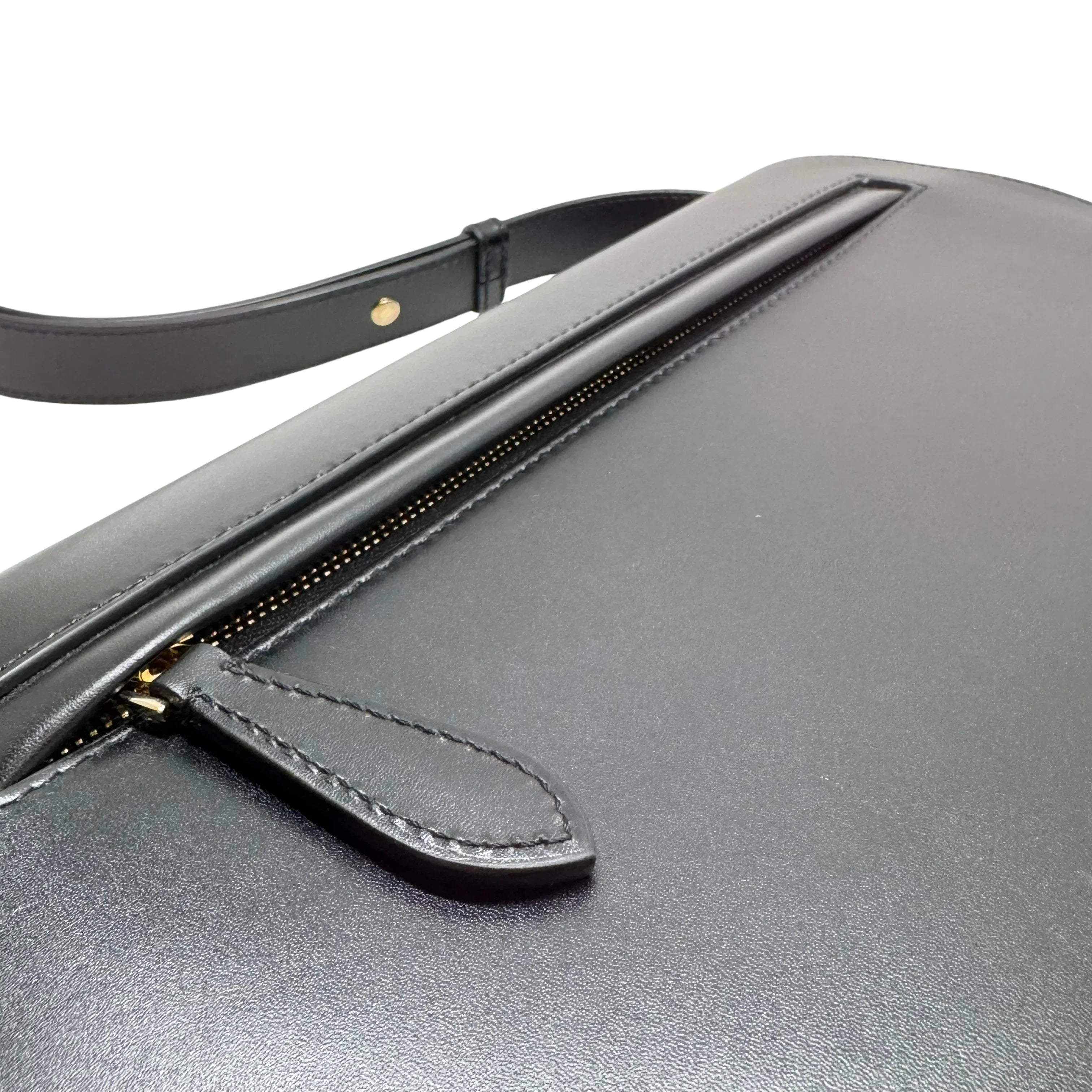 Burberry Small Olympia Handbag Leather Black - Lost Designer