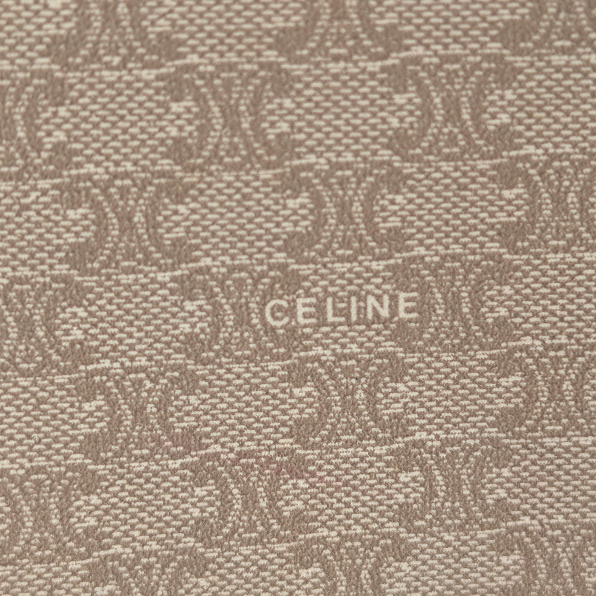 Celine Macadam Shoulder Bag Beige