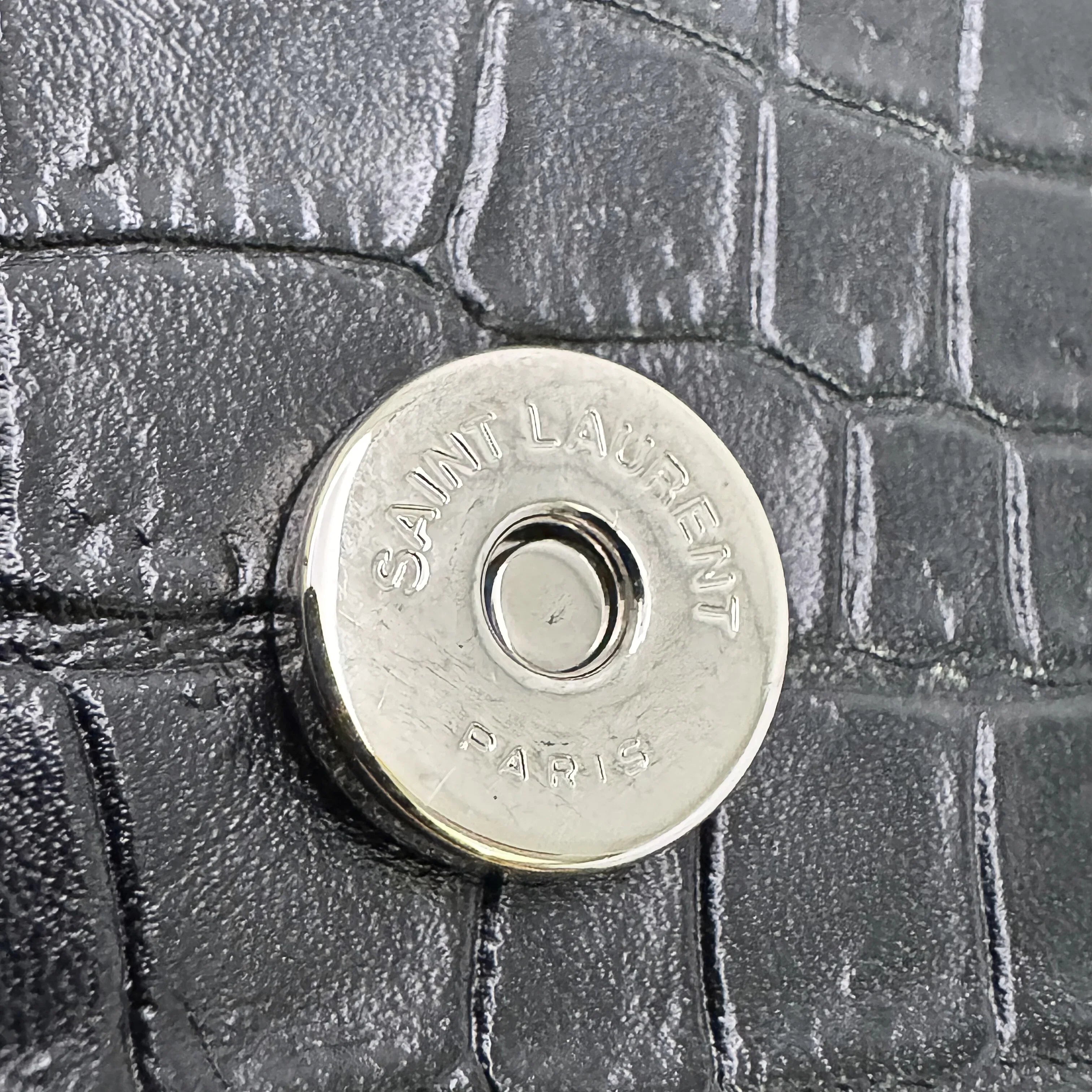 Saint Laurent Kate Shoulder Bag Leather Black - Lost Designer