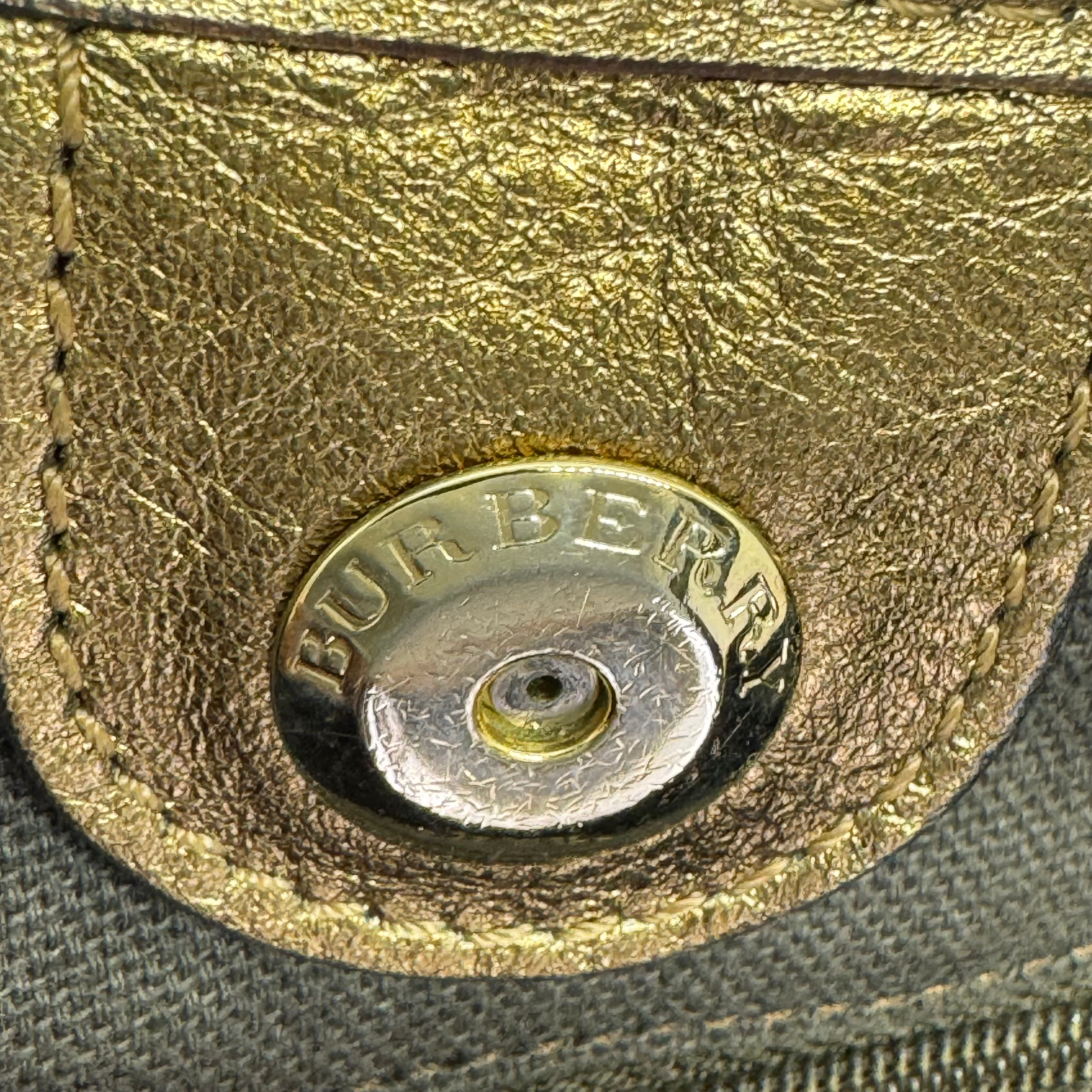 Burberry Medium Haymarket Tote Bag Beige