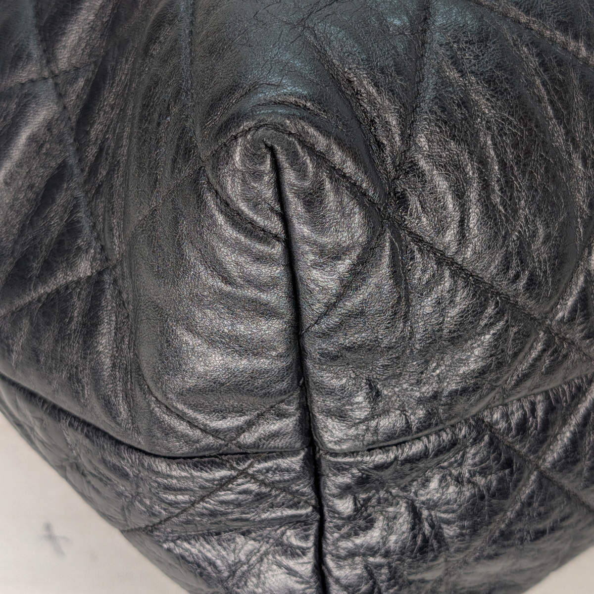 Chanel East West Calfskin Tote Bag Black