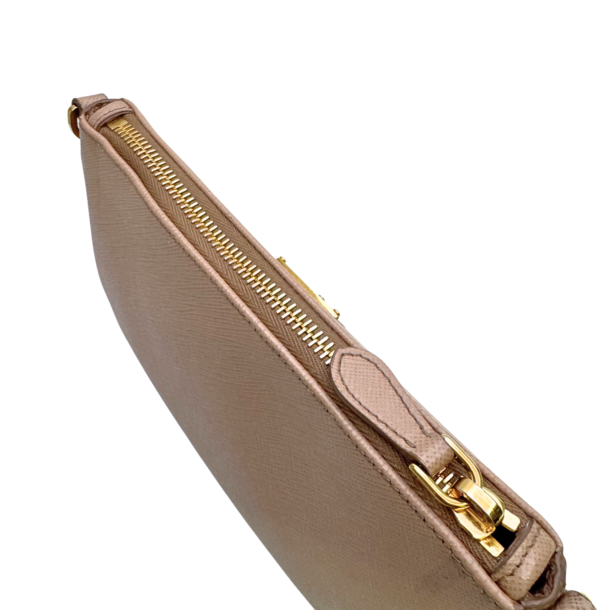 Prada Re-edition Crossbody Bag Leather Beige