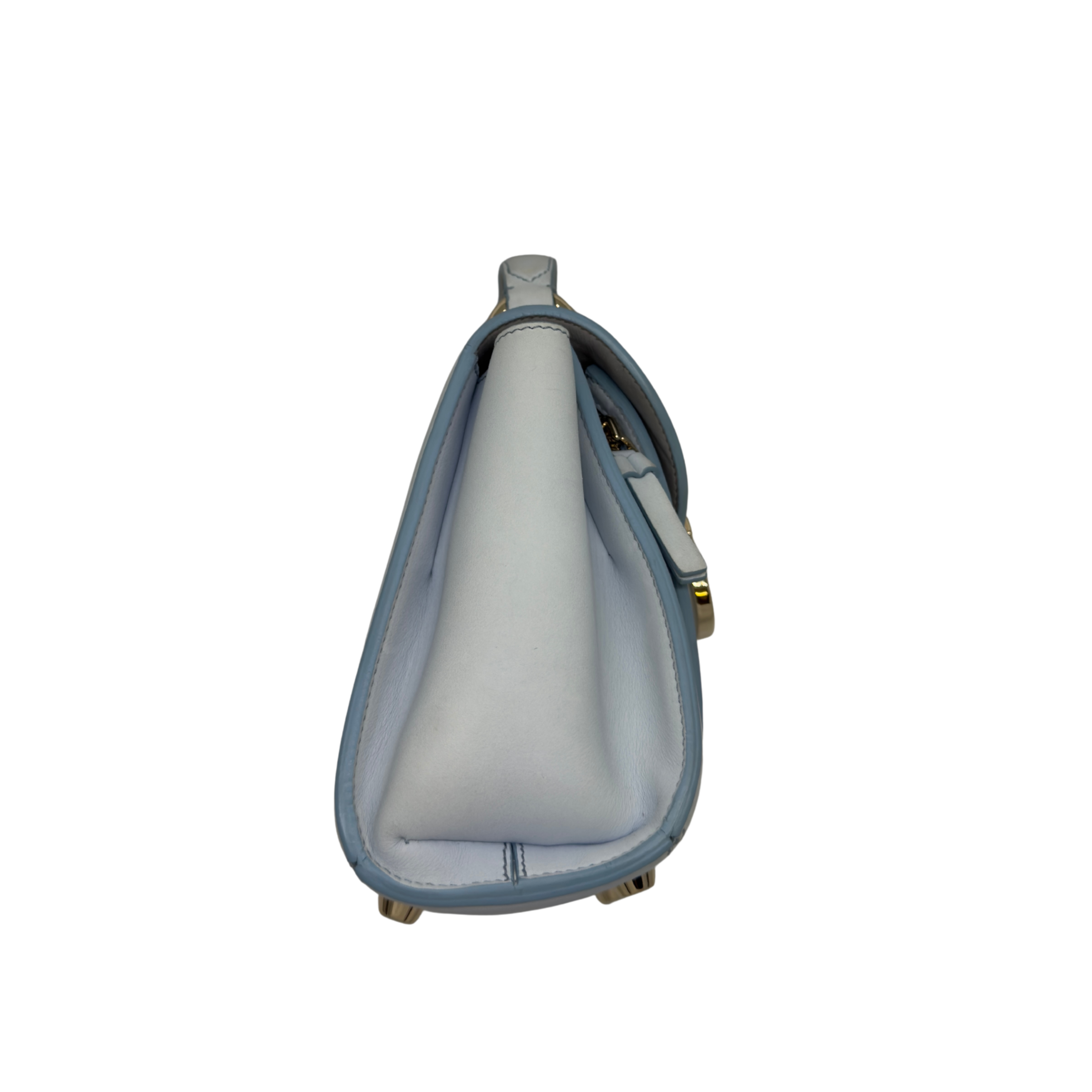 Salvatore Ferragamo Sofia Rainbow Shoulder Bag Baby Blue