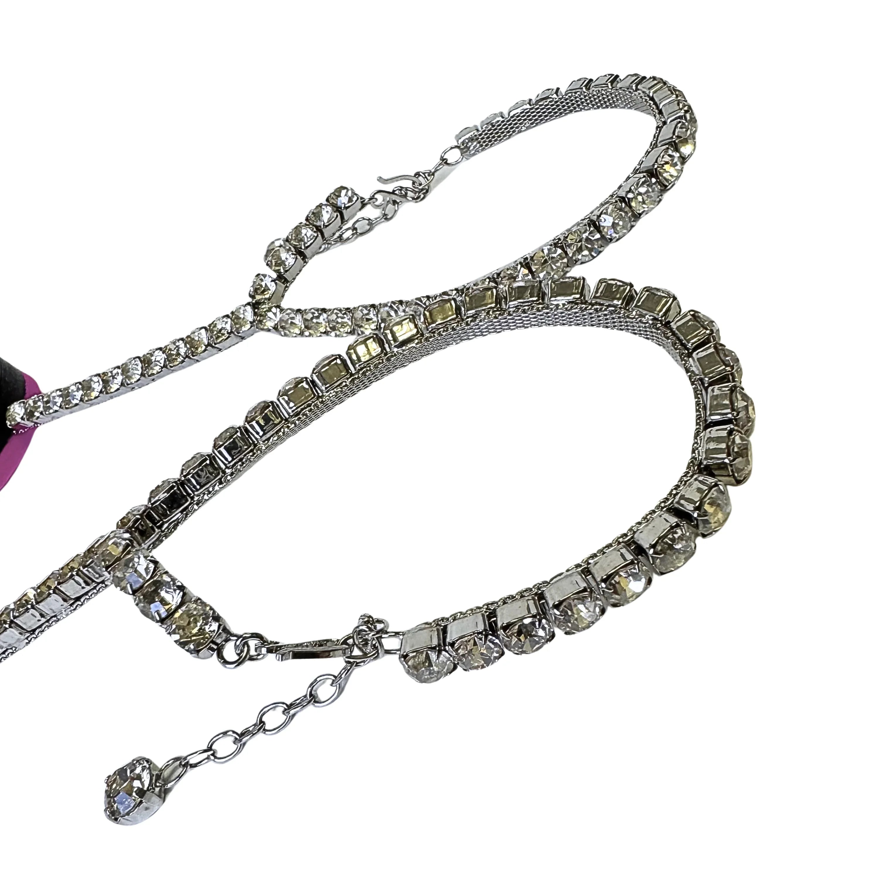 Jimmy Choo Saeda Fuchisca Satin Flats , 40 - Lost Designer