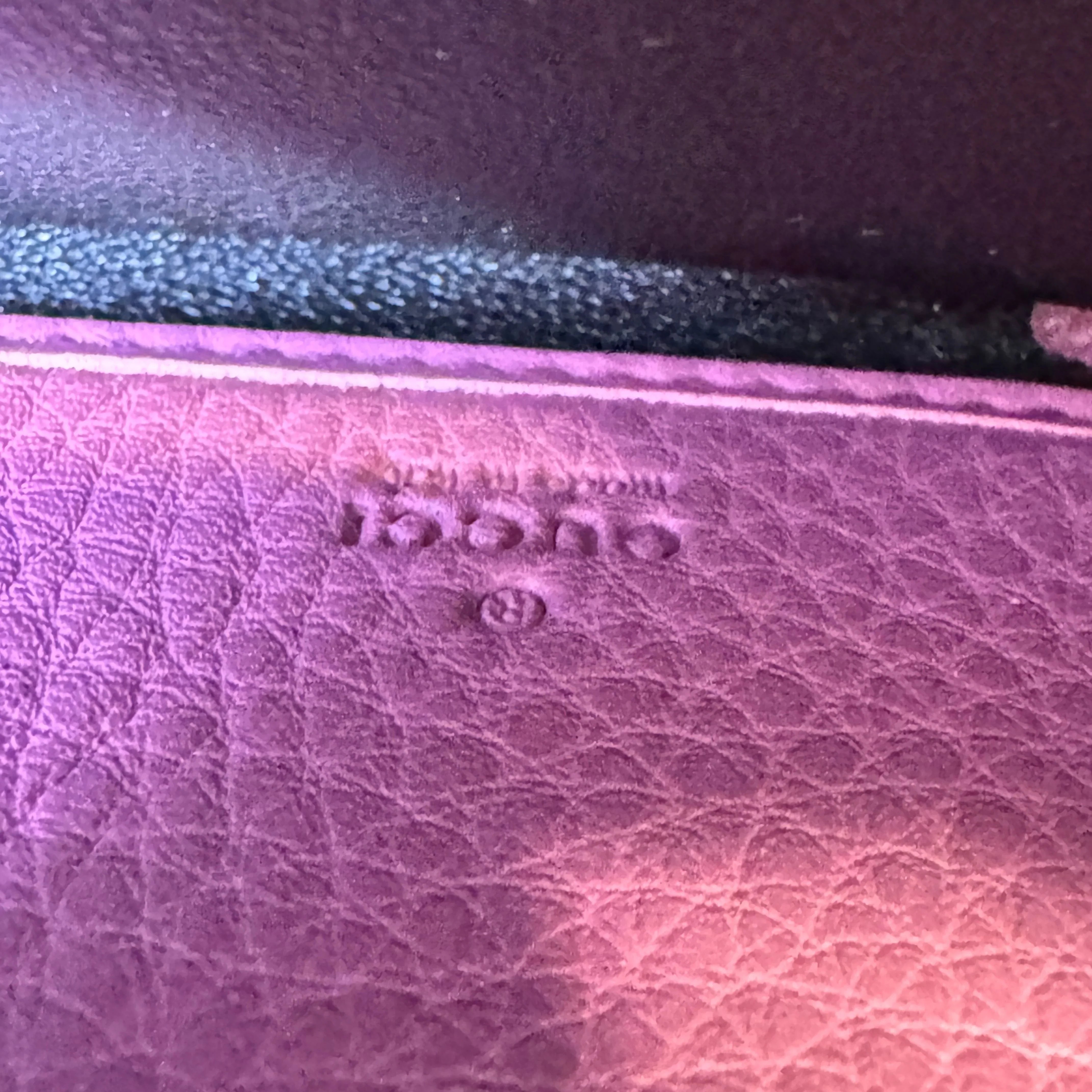 Gucci Pebbled Calfskin Soho Wallet Pink - Lost Designer