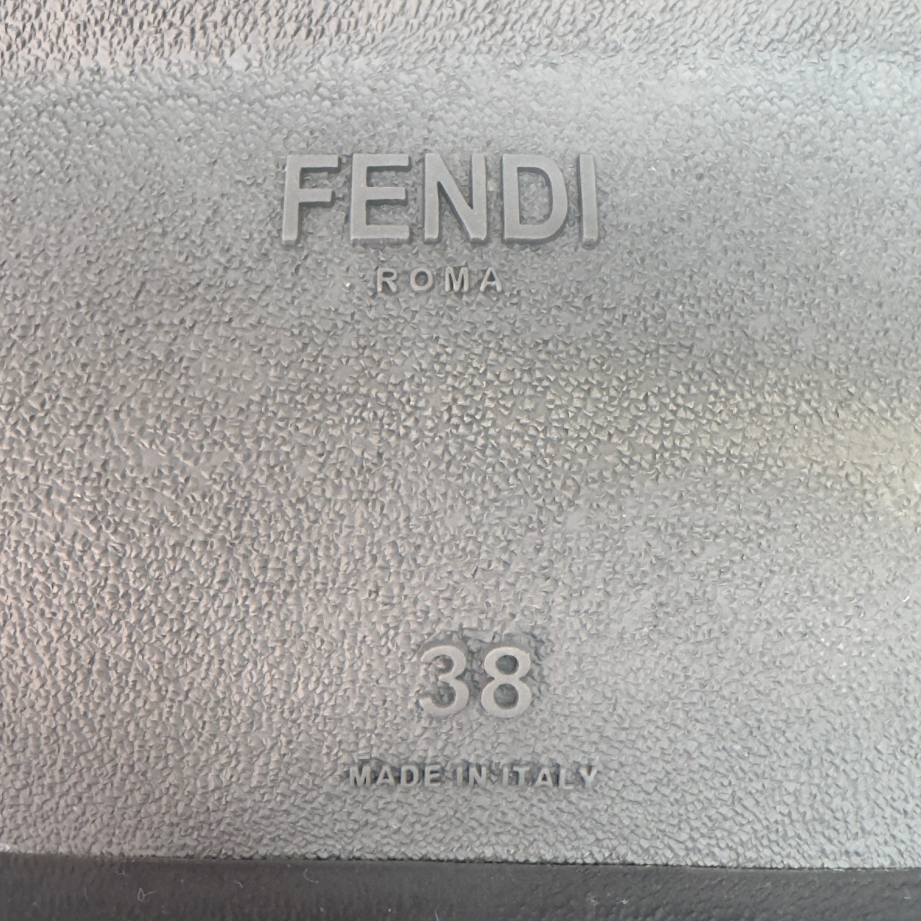 Fendi Stretch Yarn FF Stiff Band Rockoko Sneakers 38