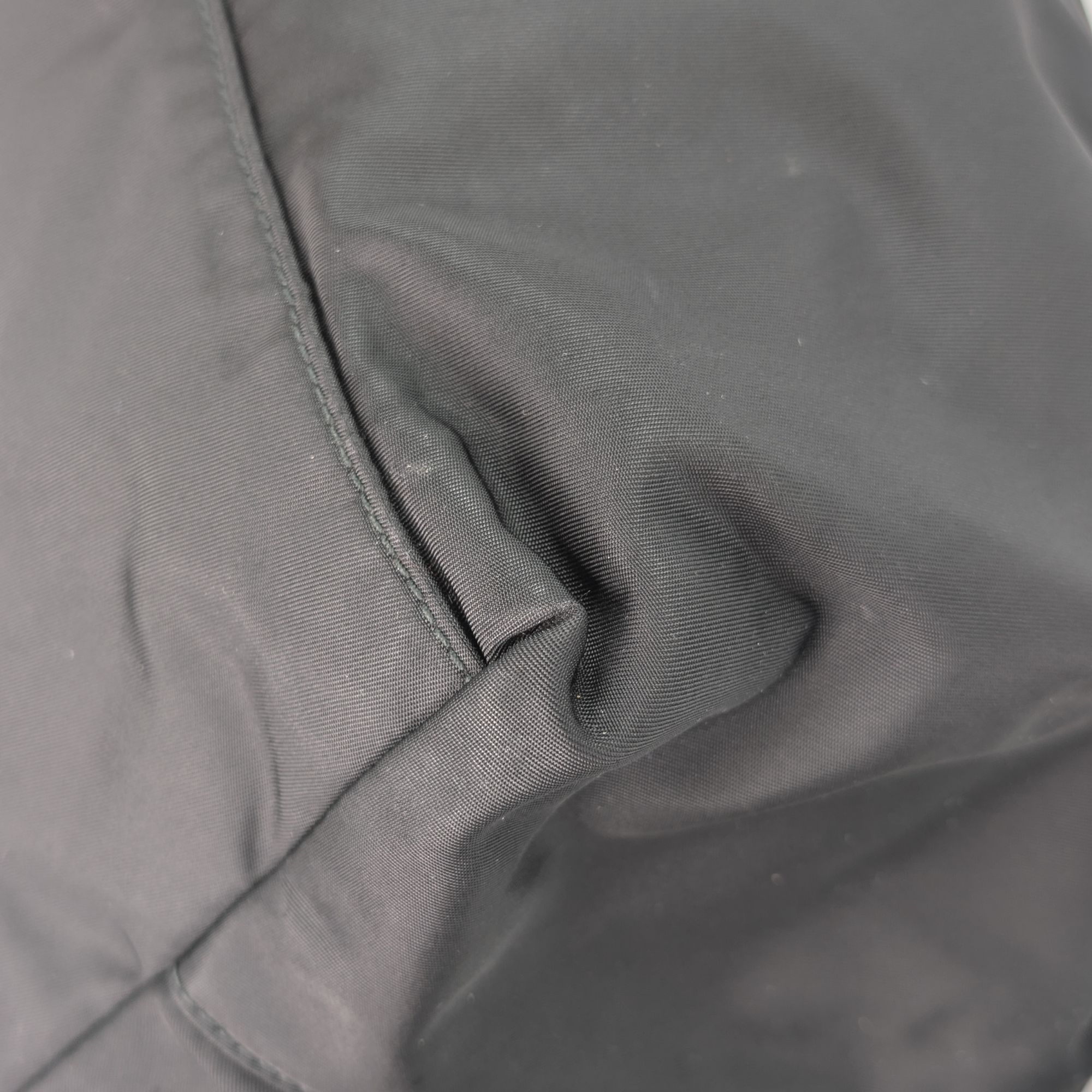 Black Prada Nylon Tessuto Top Handle Crossbody/Shoulder Bag