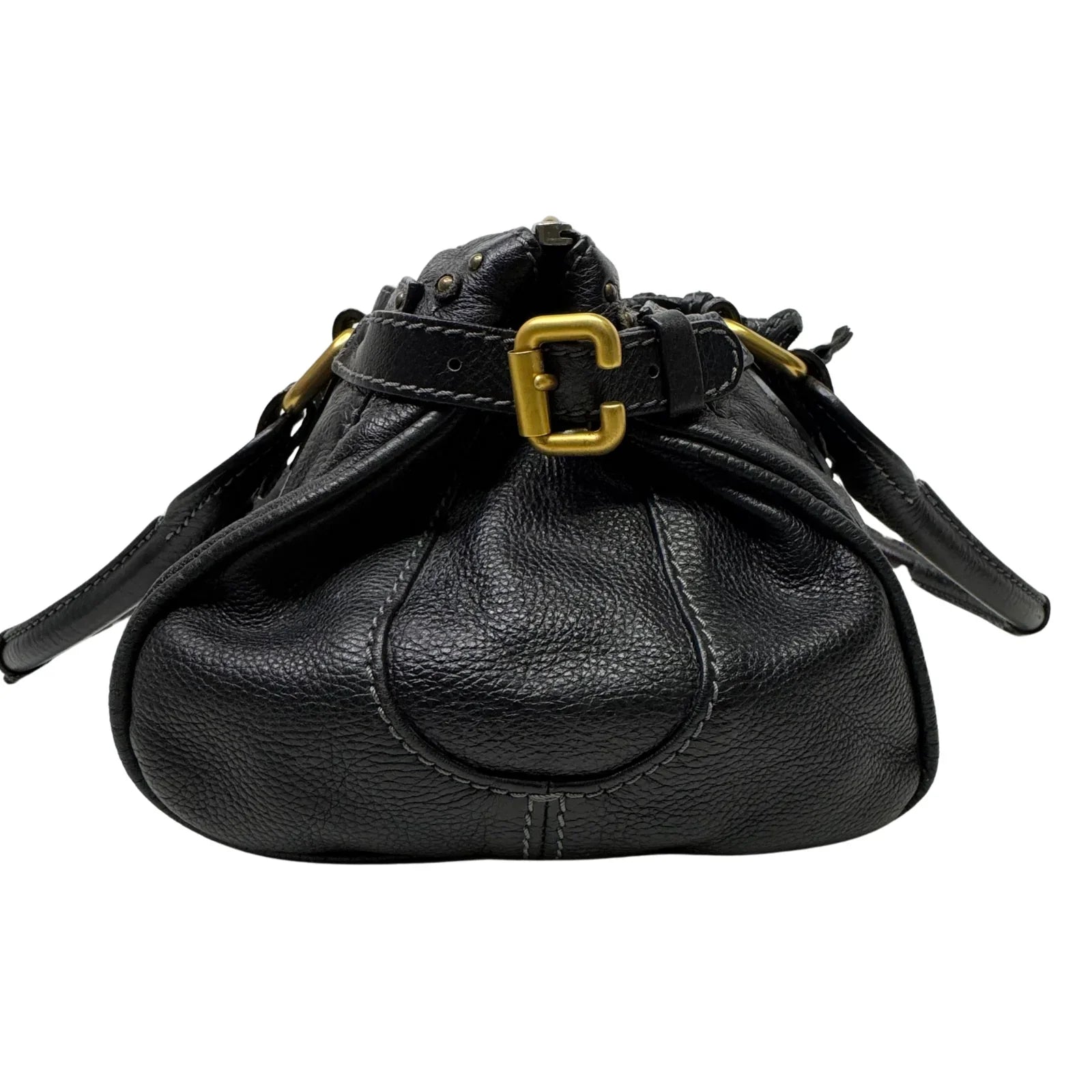 Chloe Paddington Leather Bag Black