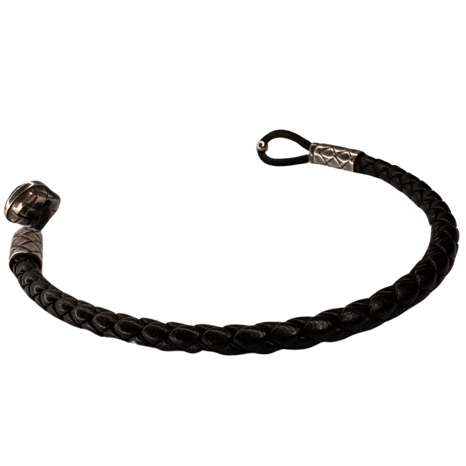Bottega Veneta Intrecciato Sterling Silver 925 Bracelet