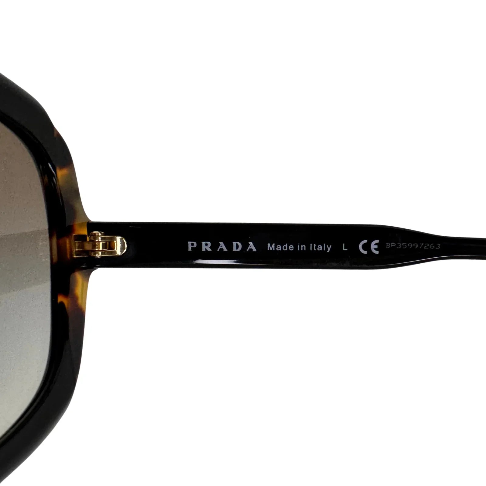 Prada Sunglasses PR 16US Made in Italy Black - Lost Designer