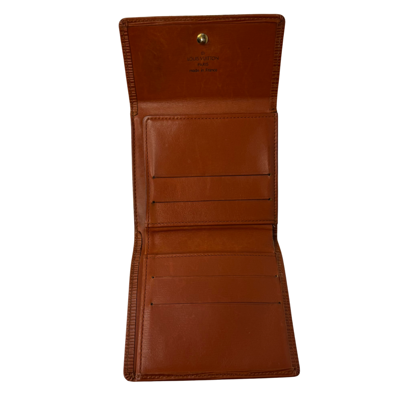 Louis Vuitton Epi Leather Compact Wallet Brown