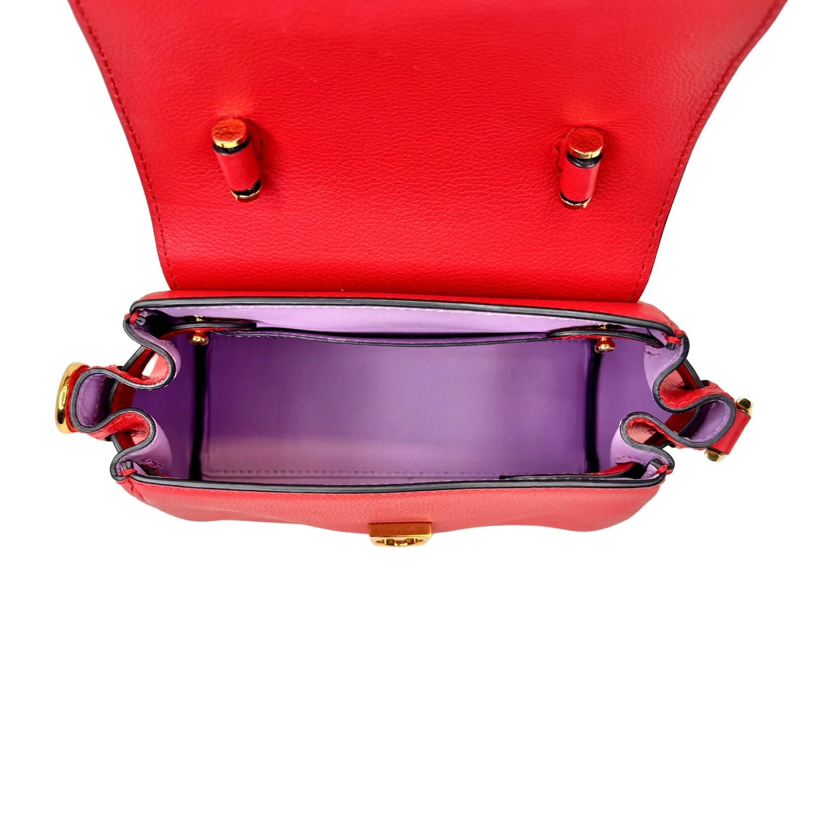 Versace Red Medusa Head Red top handle