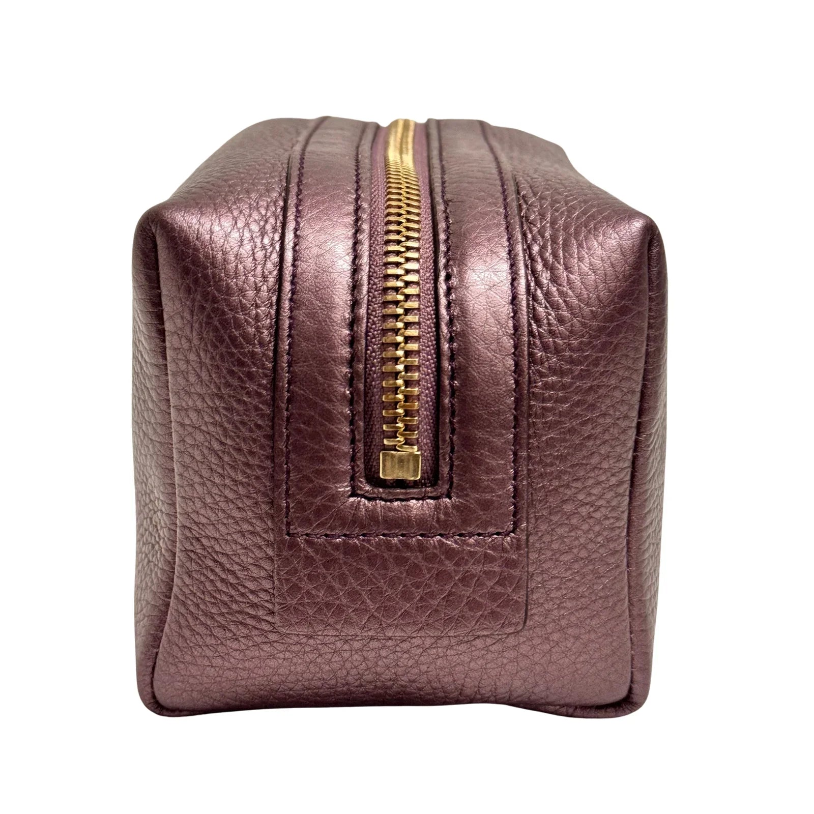 Gucci Soho Cosmetic Pouch in Rose Gold Pebbled Leather