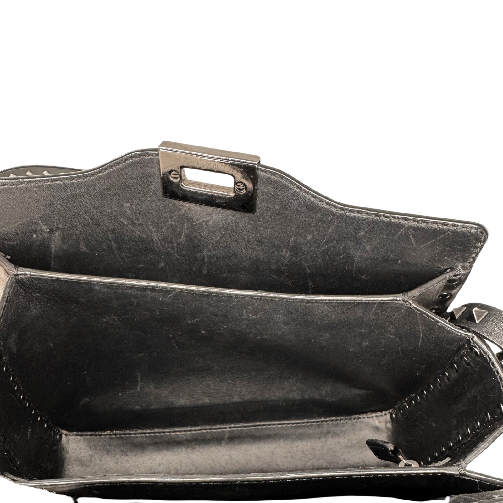 Valentino Black Leather Shoulder Bag