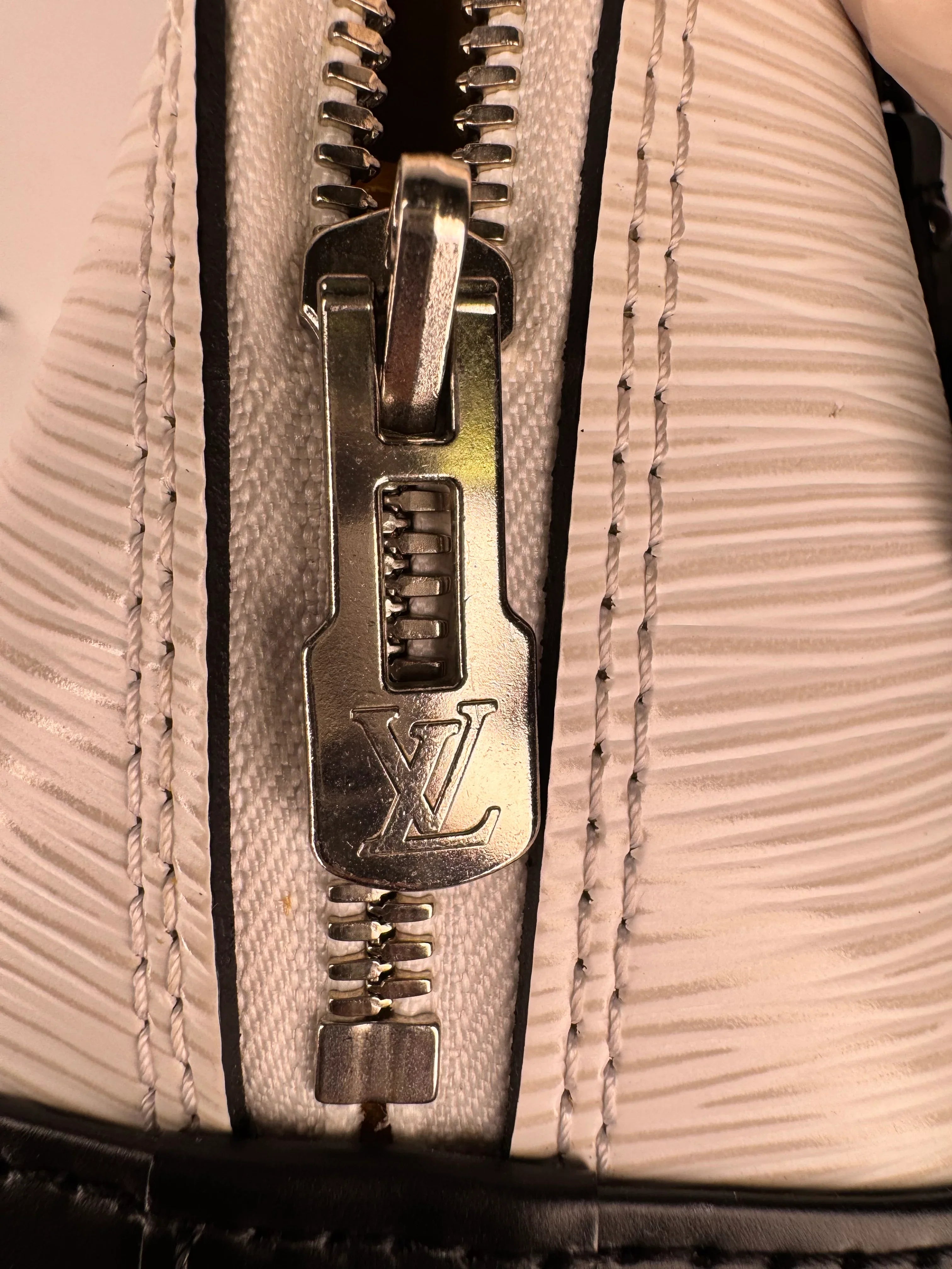 Louis Vuitton Epi Stripe Alma BB – Red and Pink CrossBody Bag - Lost Designer