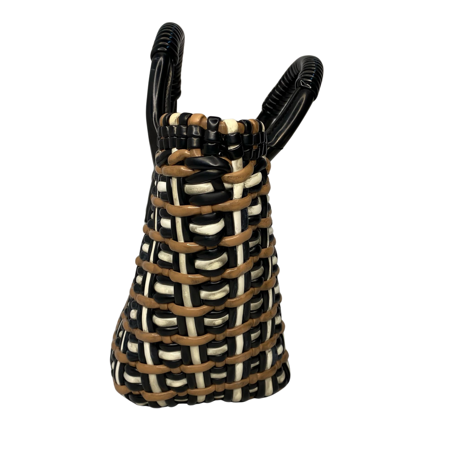 Balenciaga Bistro Panier Vinyl Tote Bag Crossbody Bag