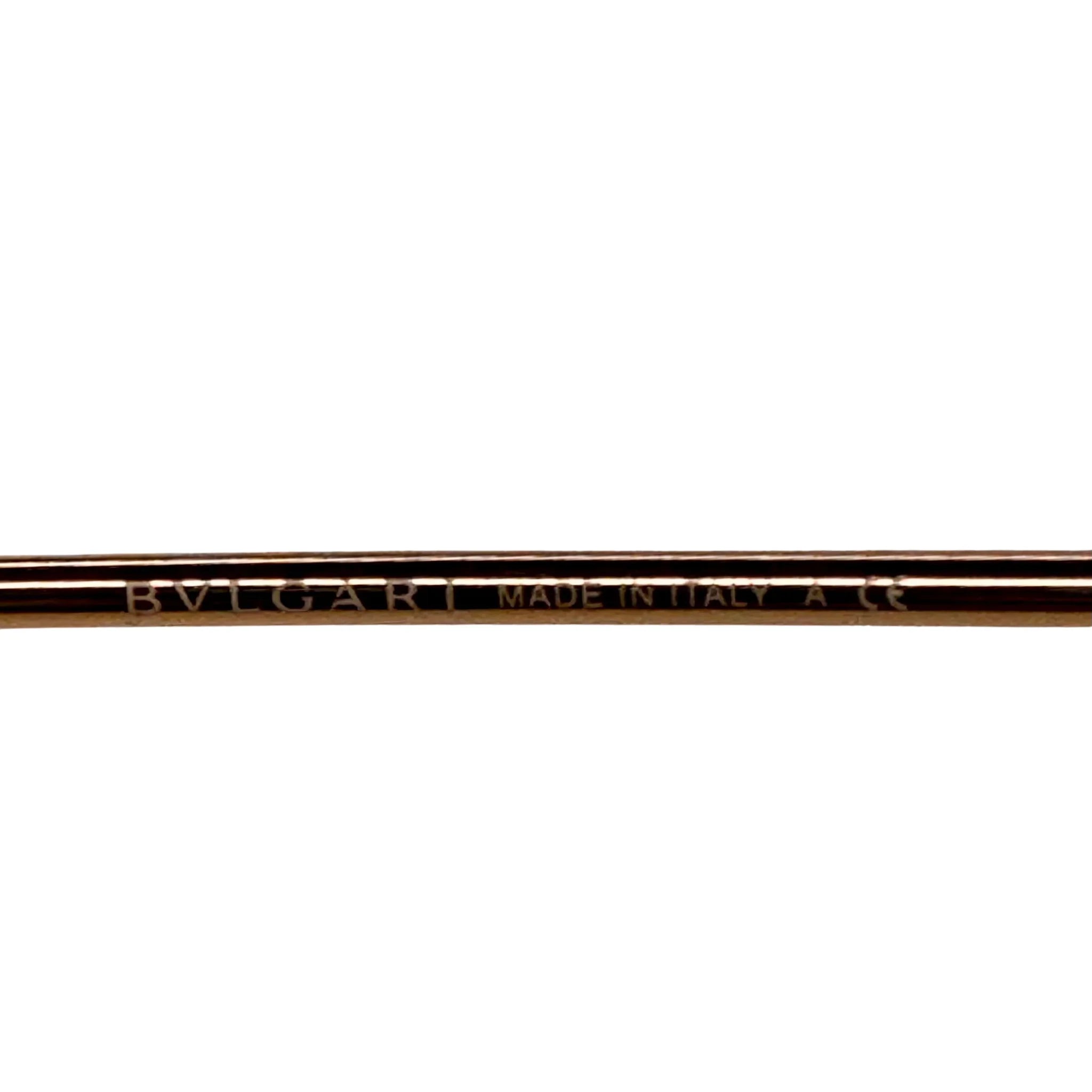 Bvlgari BV6114 Gold Metal Gradient Round Sunglasses – 2036/13