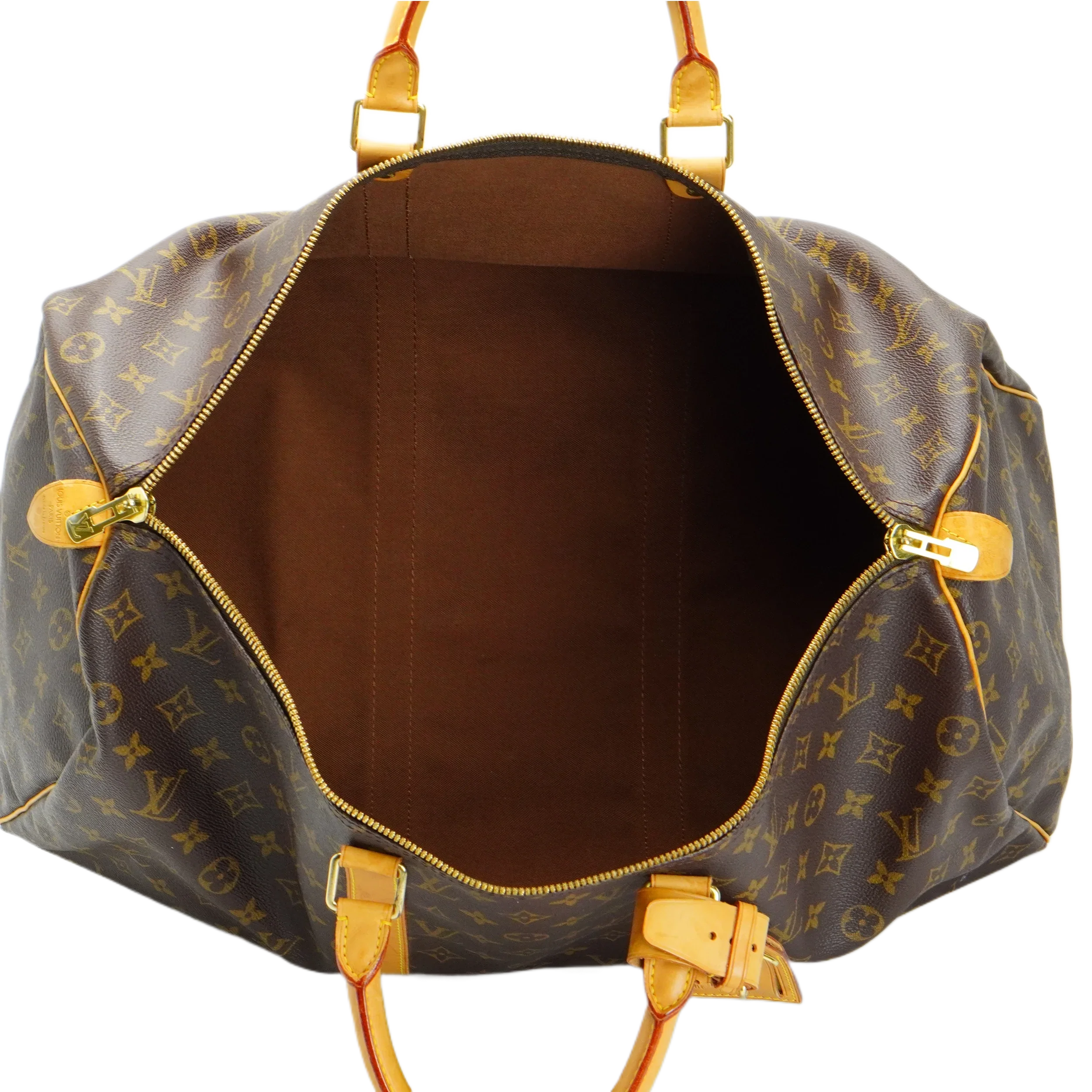 Louis Vuitton Brown Monogram Keepall 50 Bag