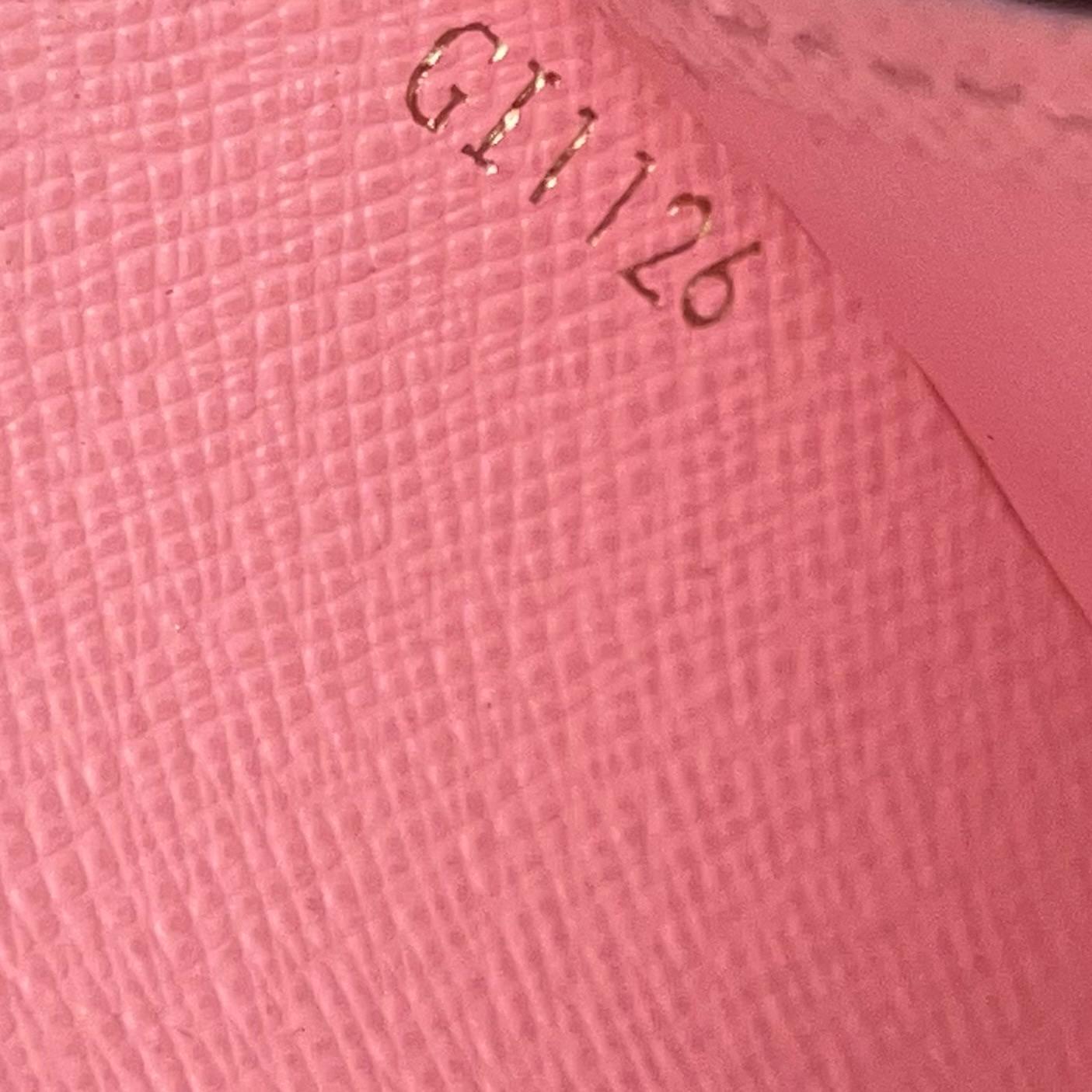 Louis Vuitton Monogram Jungle Dots Sugar Pink Poppy Zippy Clutch Wallet