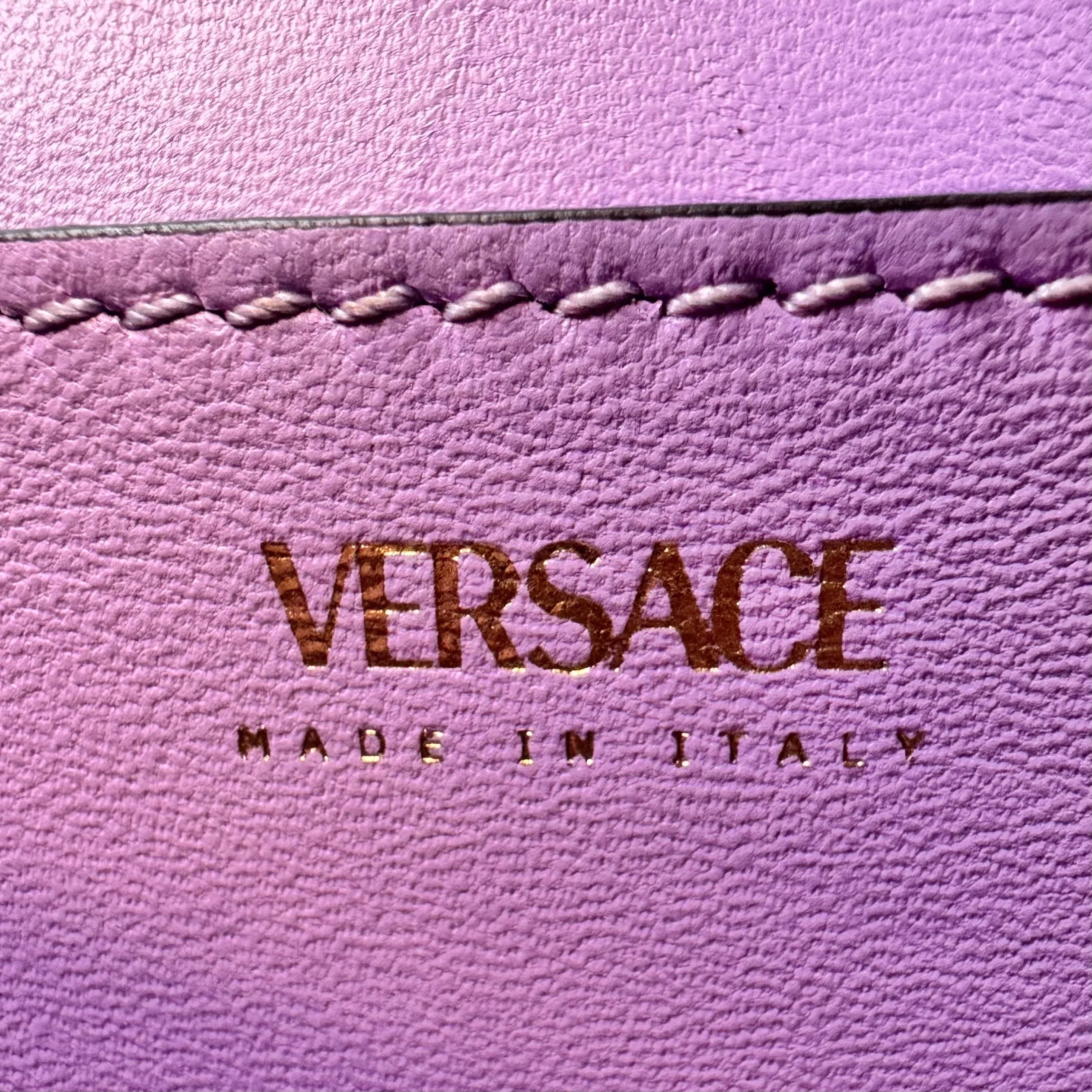 Versace Red Medusa Head Red top handle