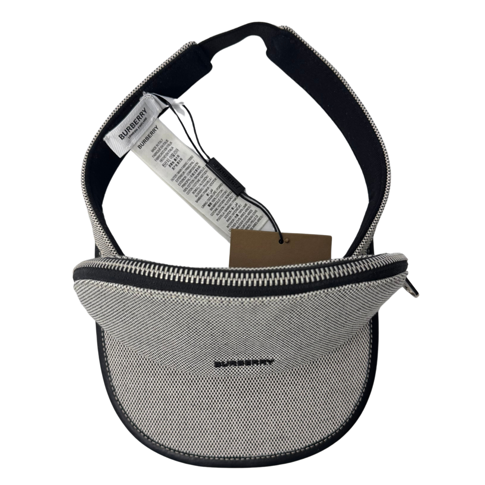 Burberry Neoprene Detachable Pouch Sun Visor Cap hat Small
