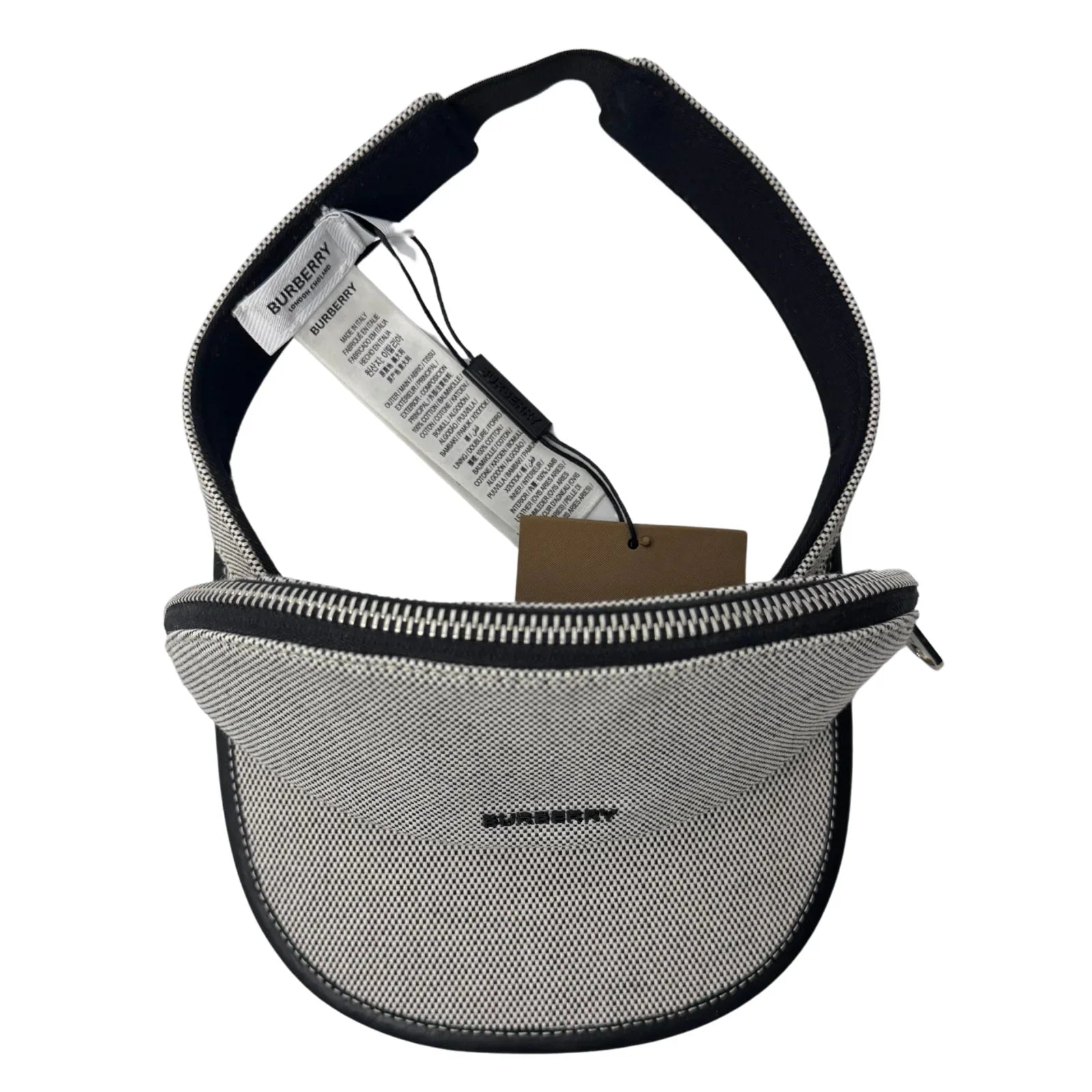Burberry Neoprene Detachable Pouch Sun Visor Cap hat Small