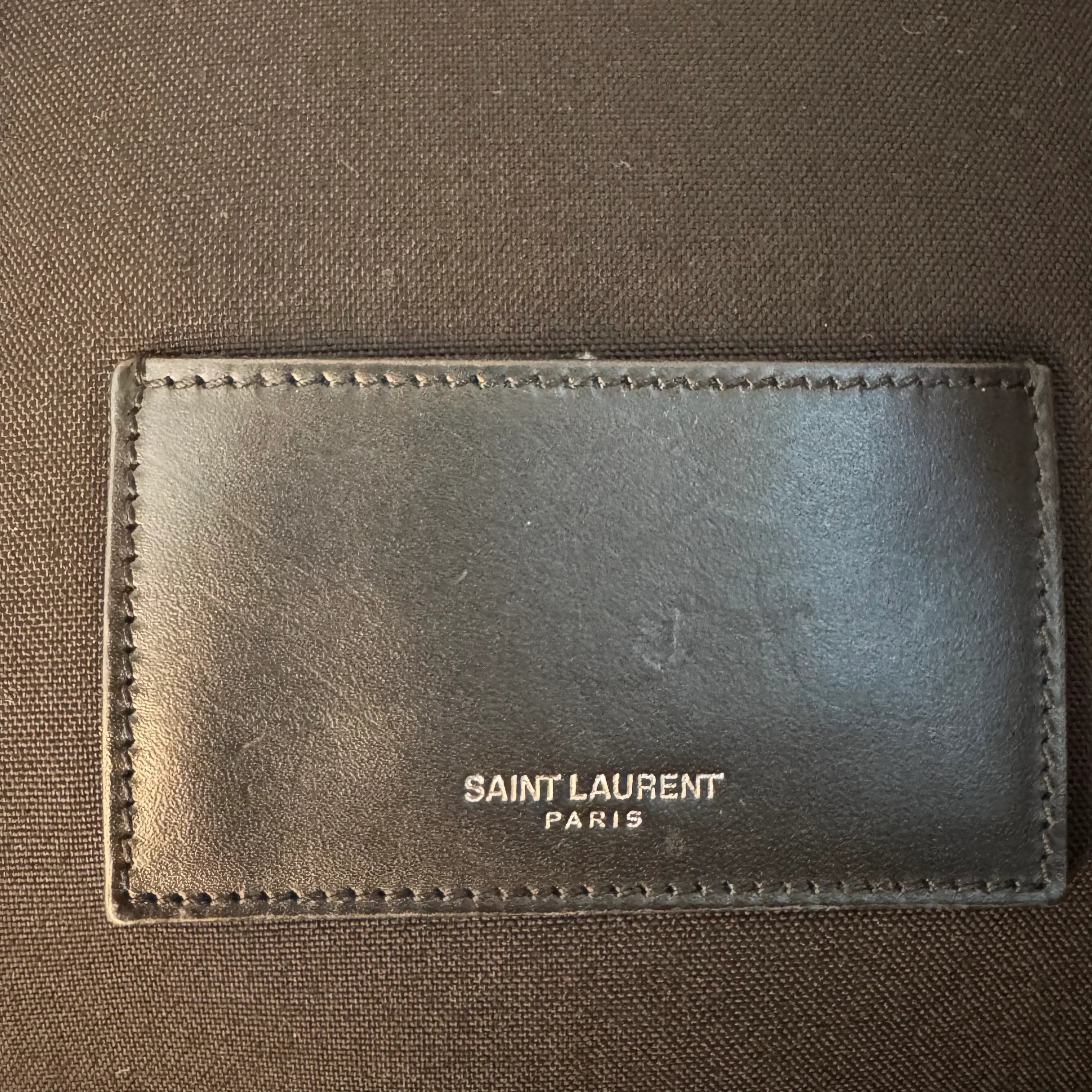 Saint Laurent YSL Multicolor Canvas Backpack Bag