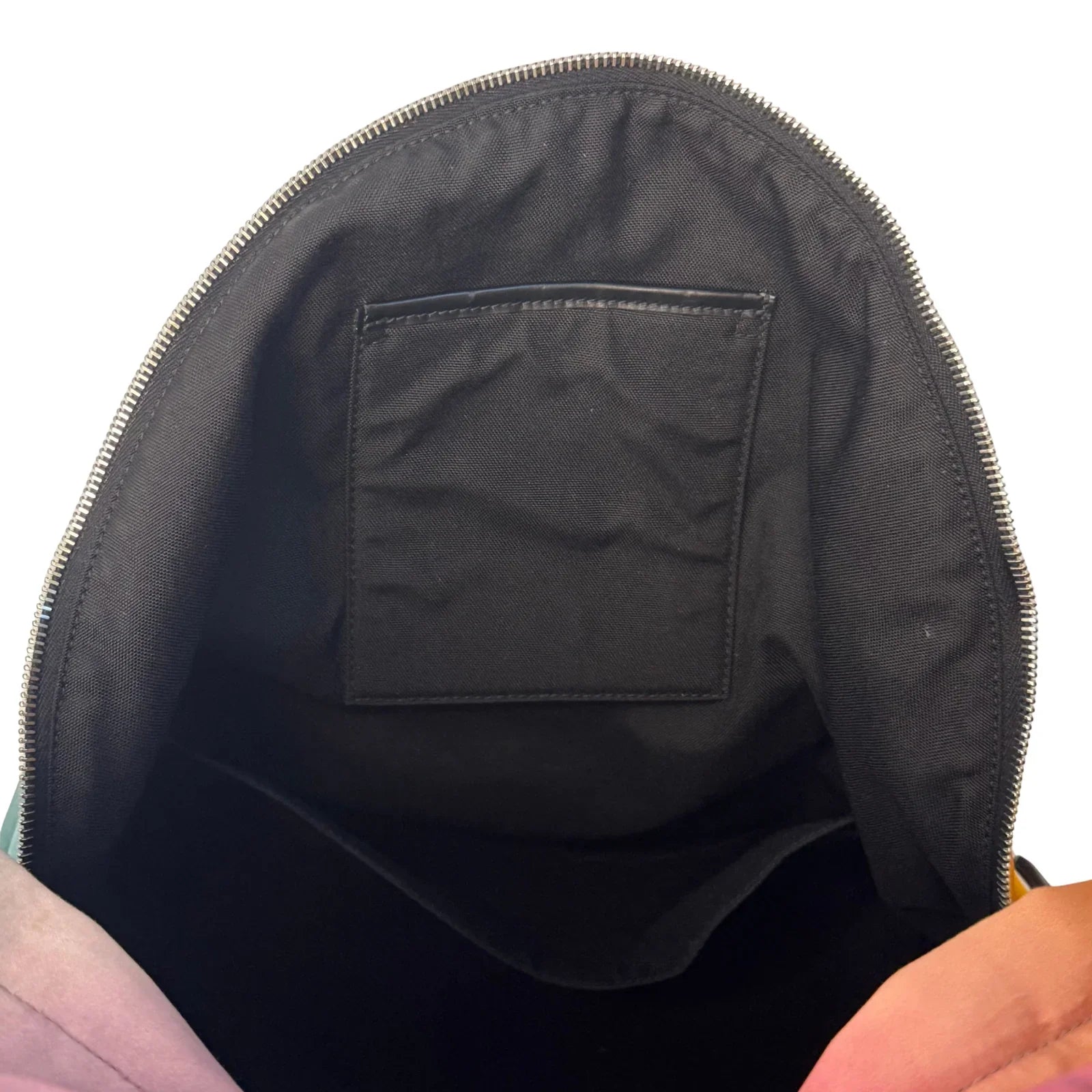 Saint Laurent YSL Multicolor Canvas Backpack Bag