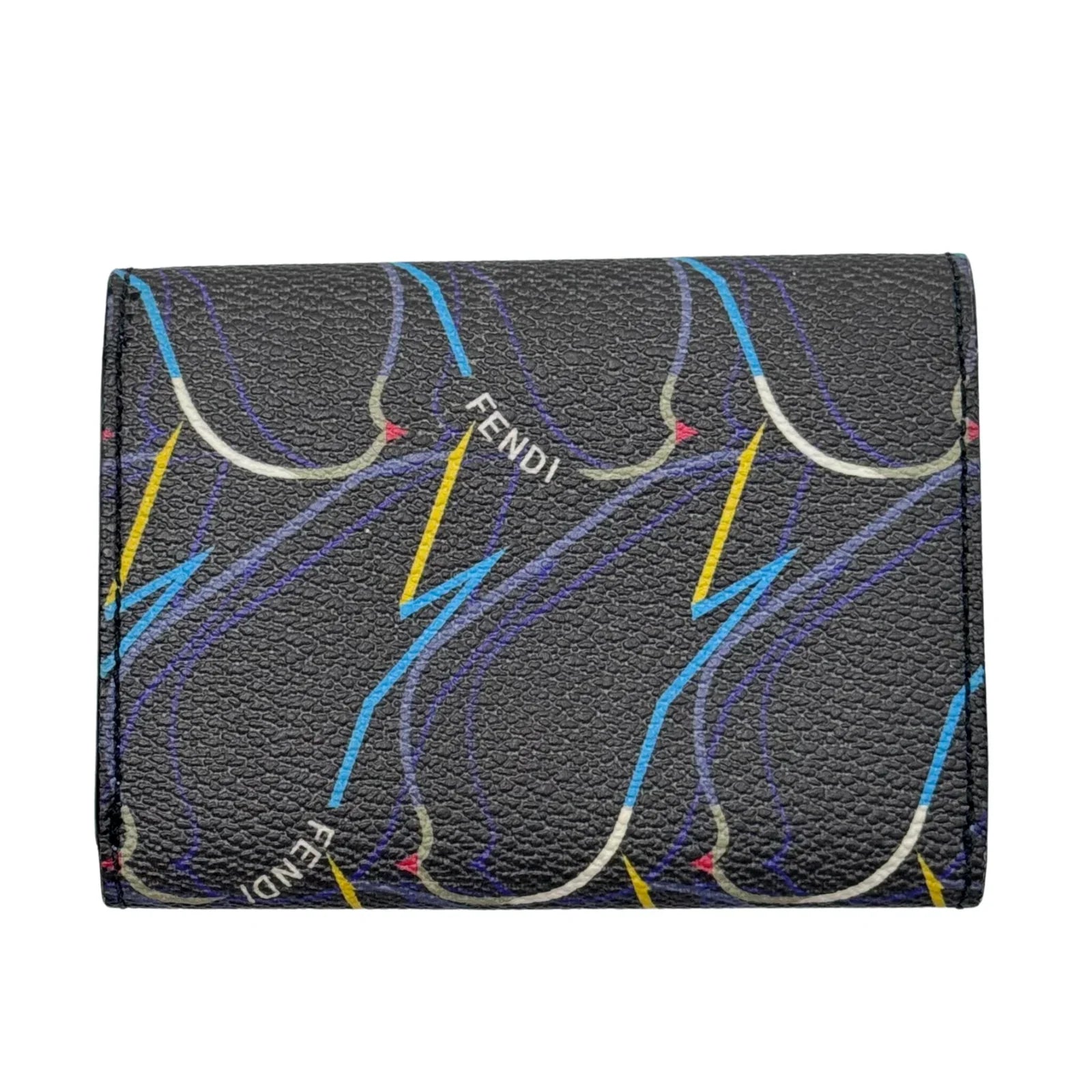 Fendi Vitello Elite Qutweet Compact Wallet