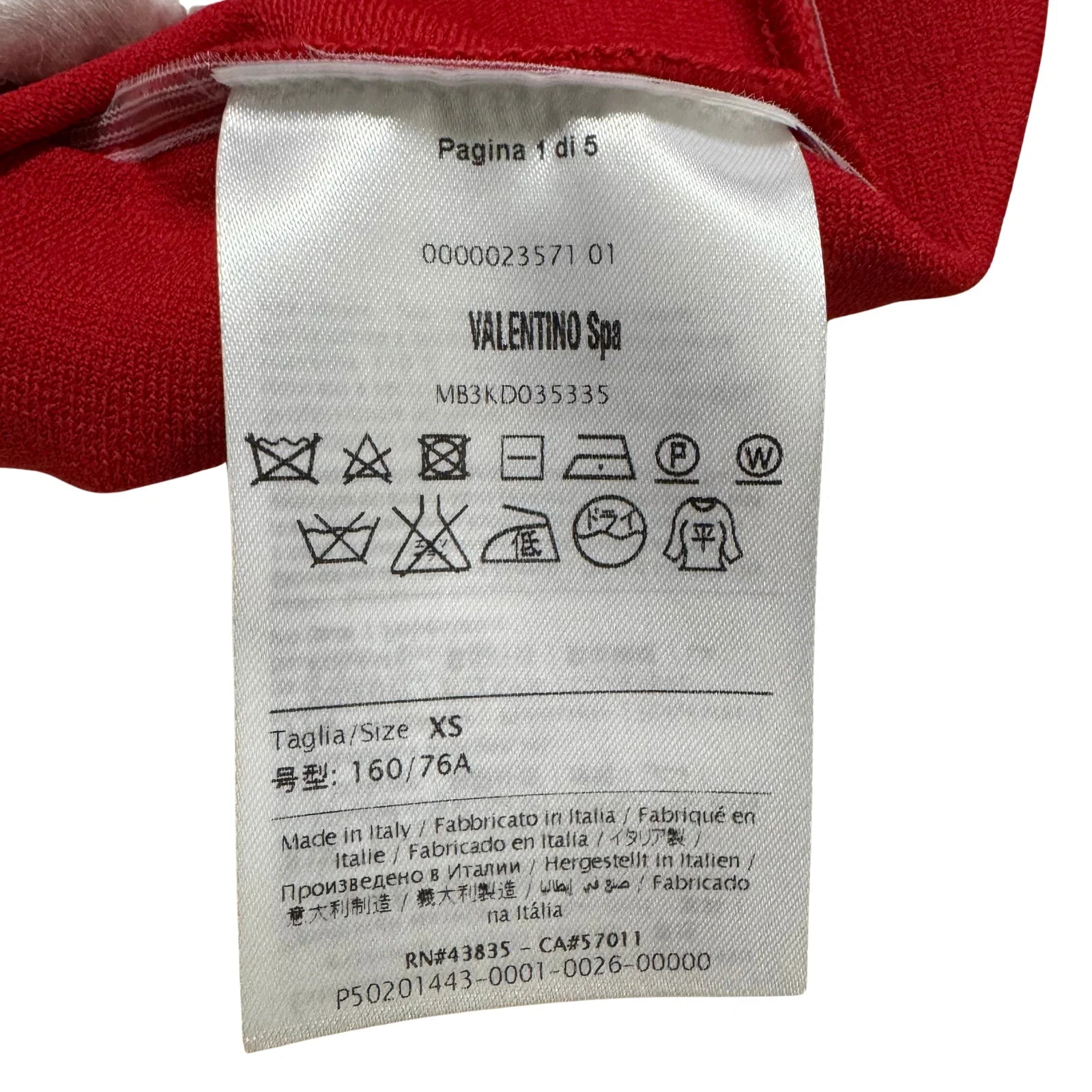 Valentino Flutter Sleeve Maxi Dress Red - Lost Designer