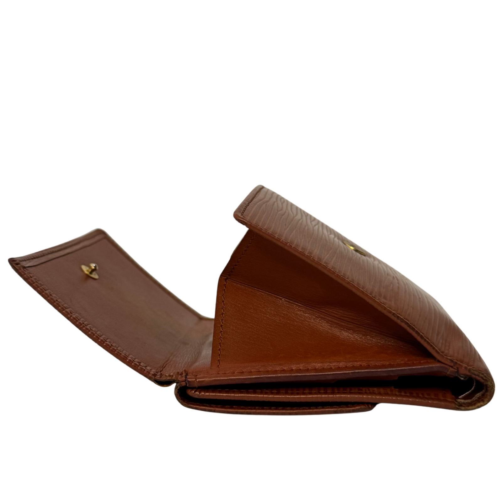 Louis Vuitton Epi Leather Compact Wallet Brown