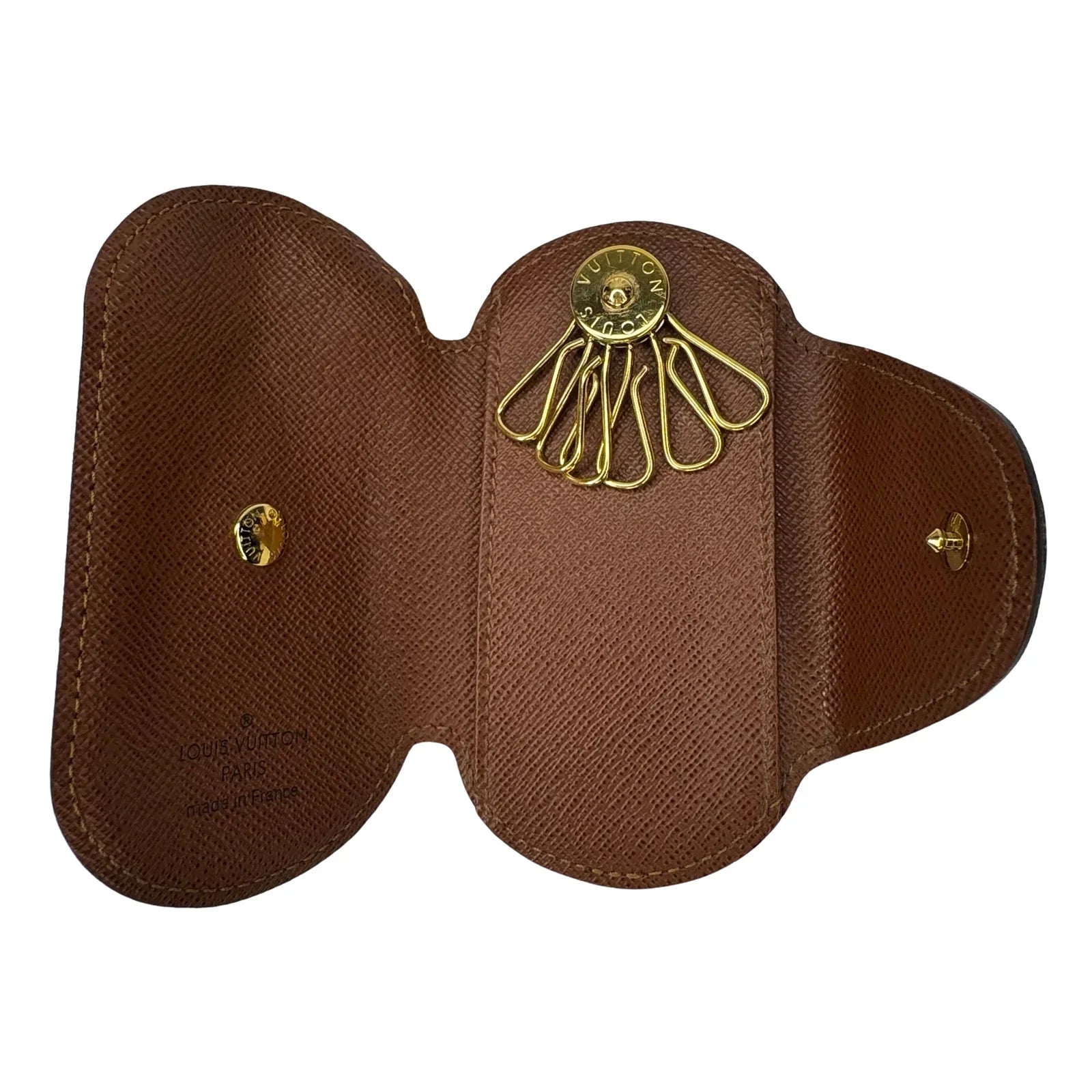 Louis Vuitton Monogram Round Pouch Key Holder GM