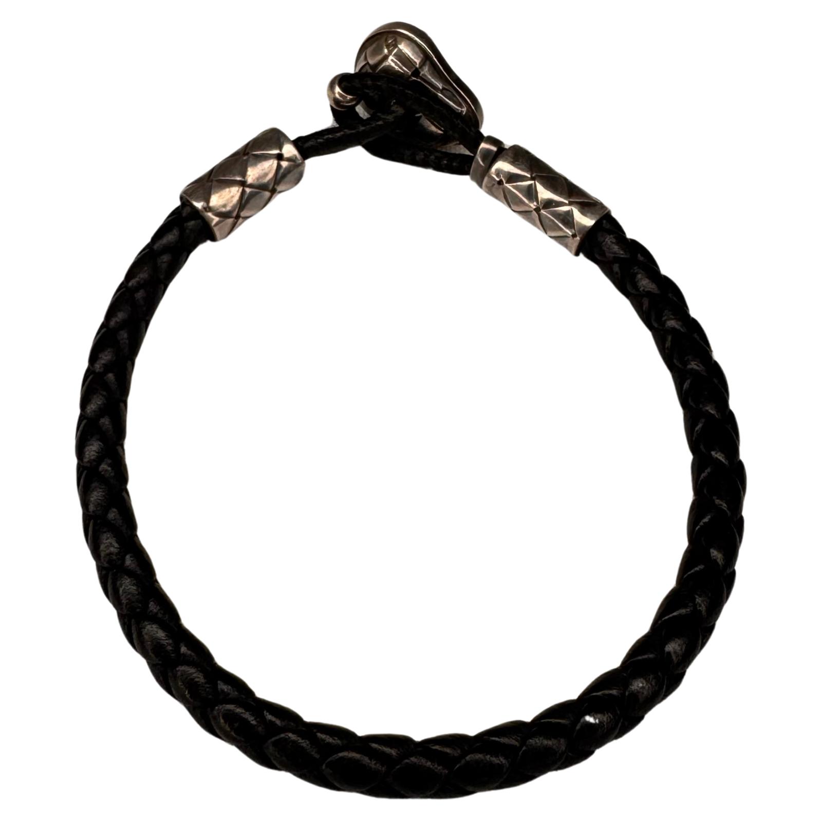 Bottega Veneta Intrecciato Sterling Silver 925 Bracelet