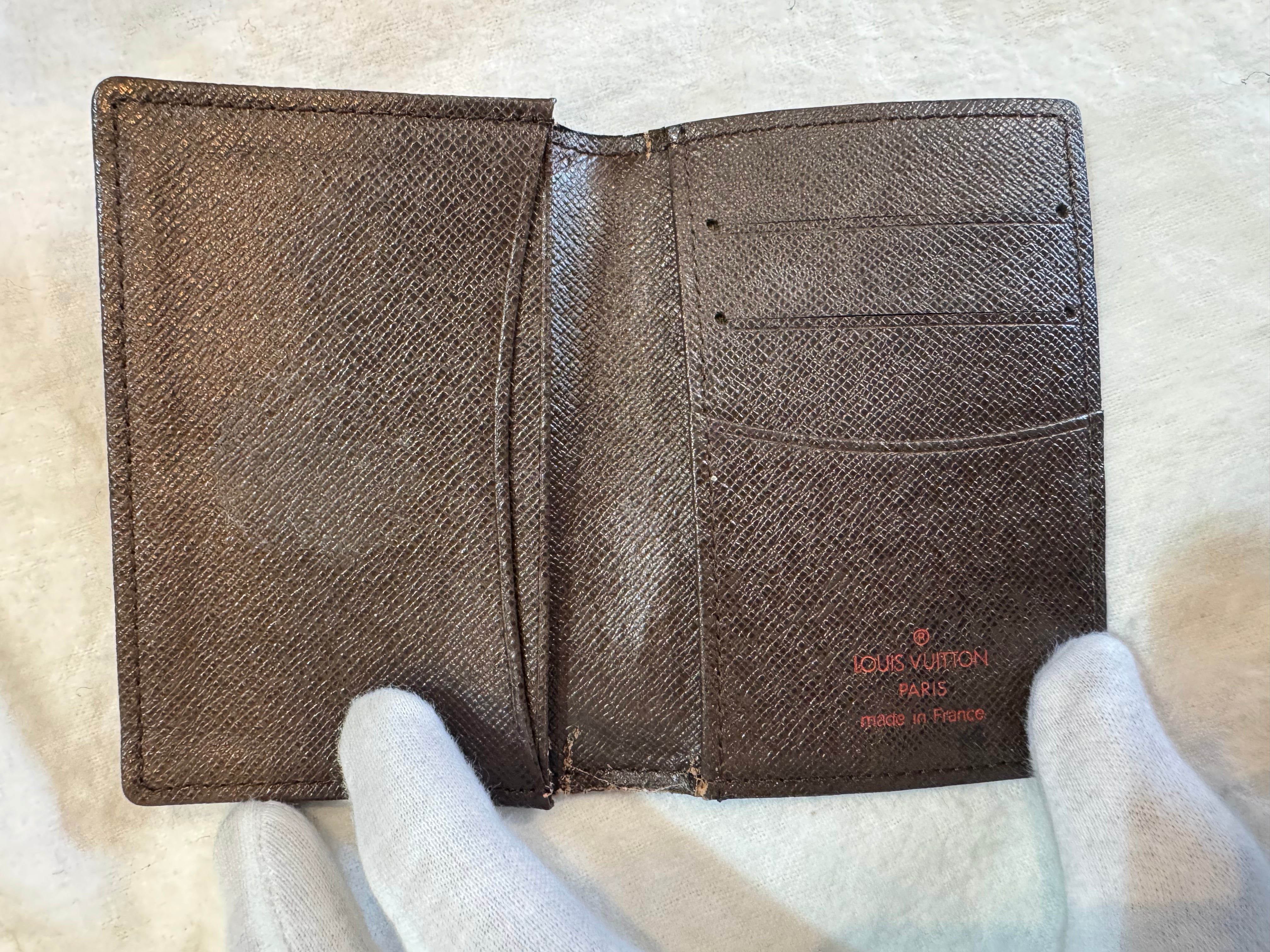 Louis Vuitton Damier flip card wallet deal Of The Day