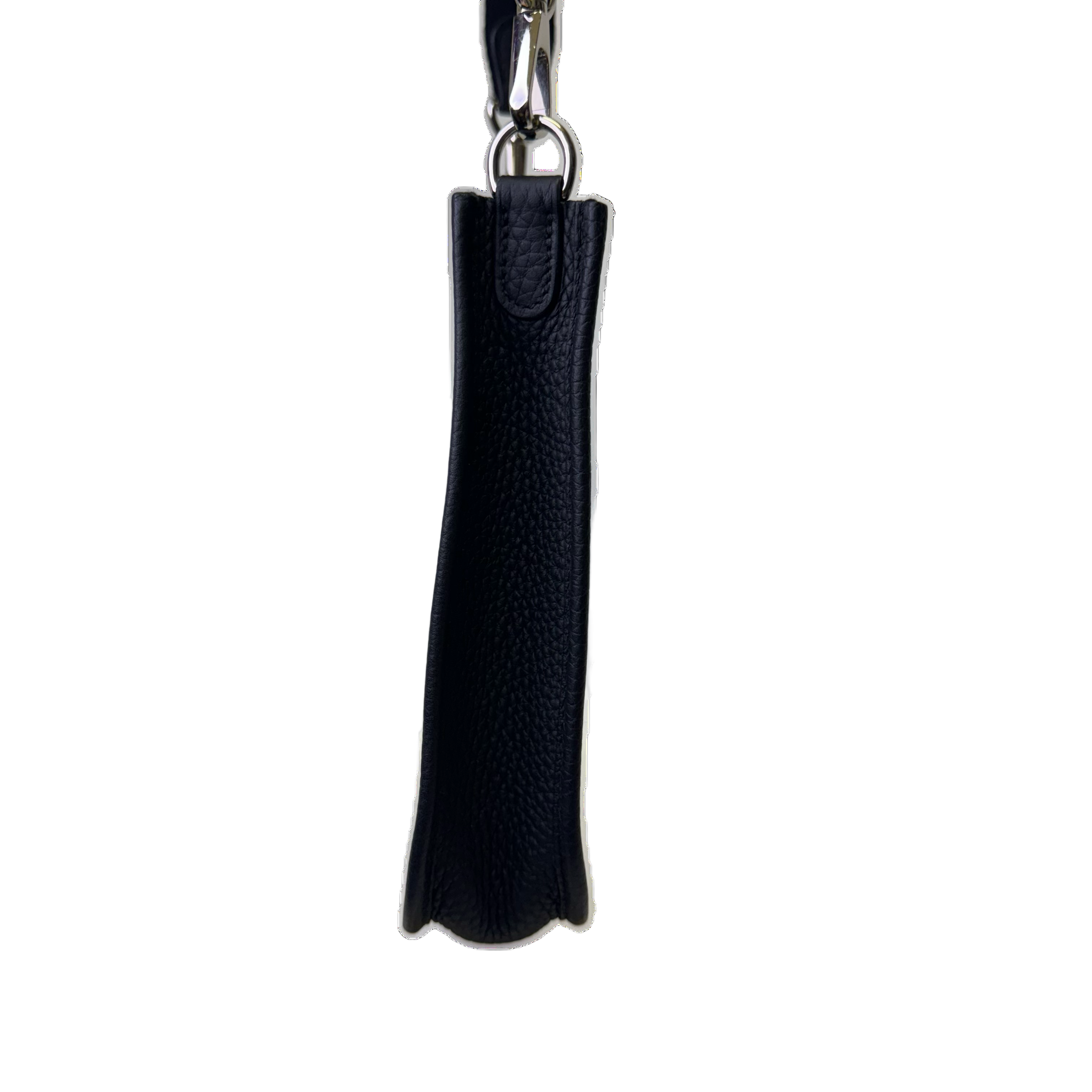 Hermes Evelyn 16 Crossbody Bag Clemence Leather Black