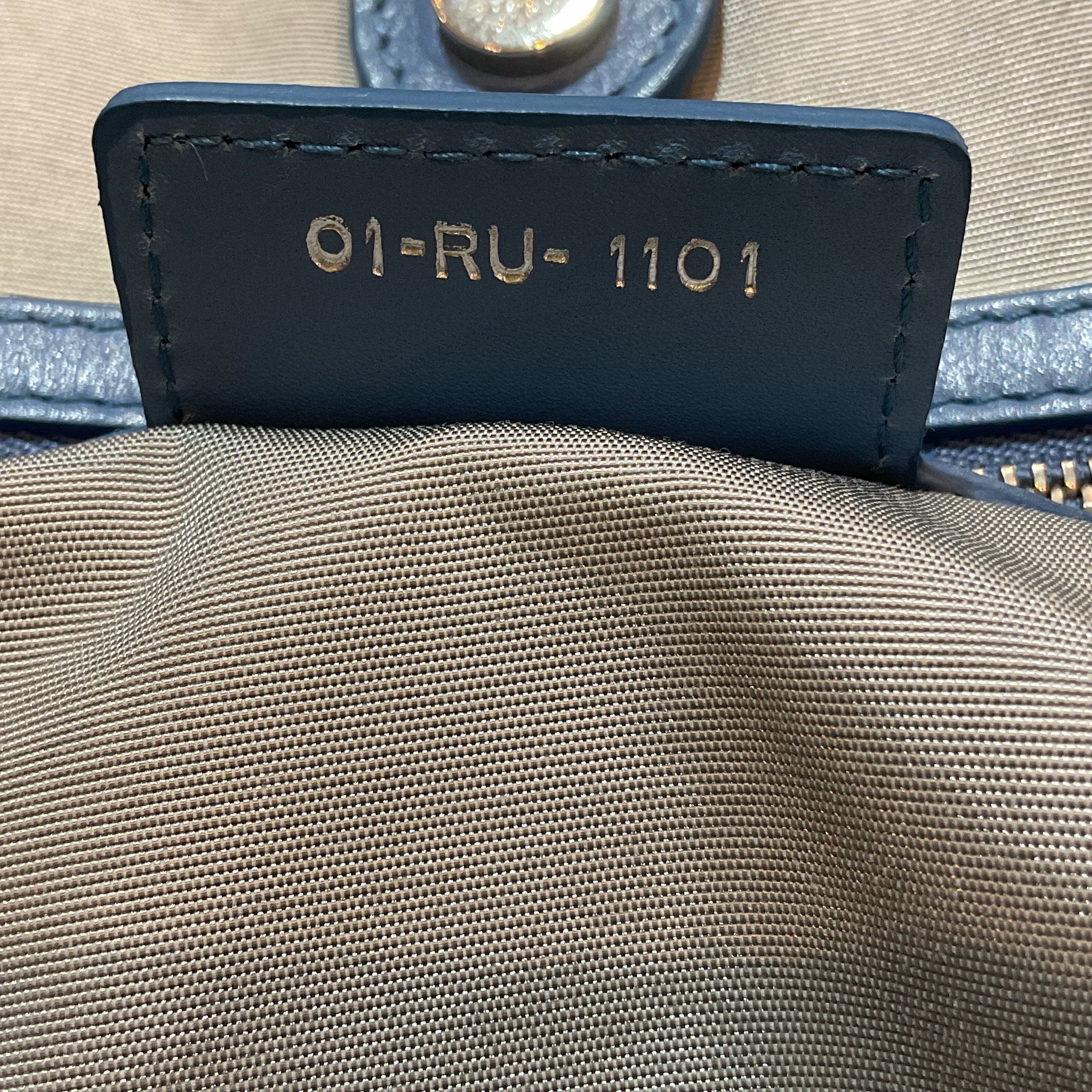 Dior Cannage Medium Panarea Tote Canvas Cobalt Blue