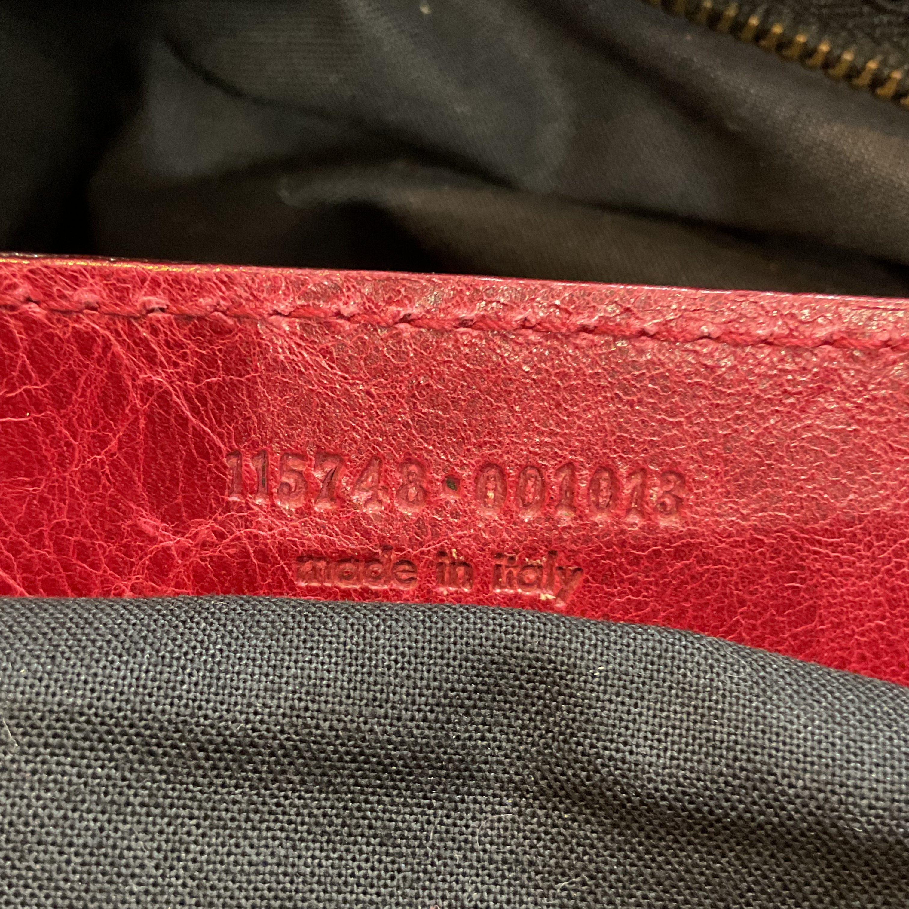 Balenciaga City Bag Small Leather Wine Red