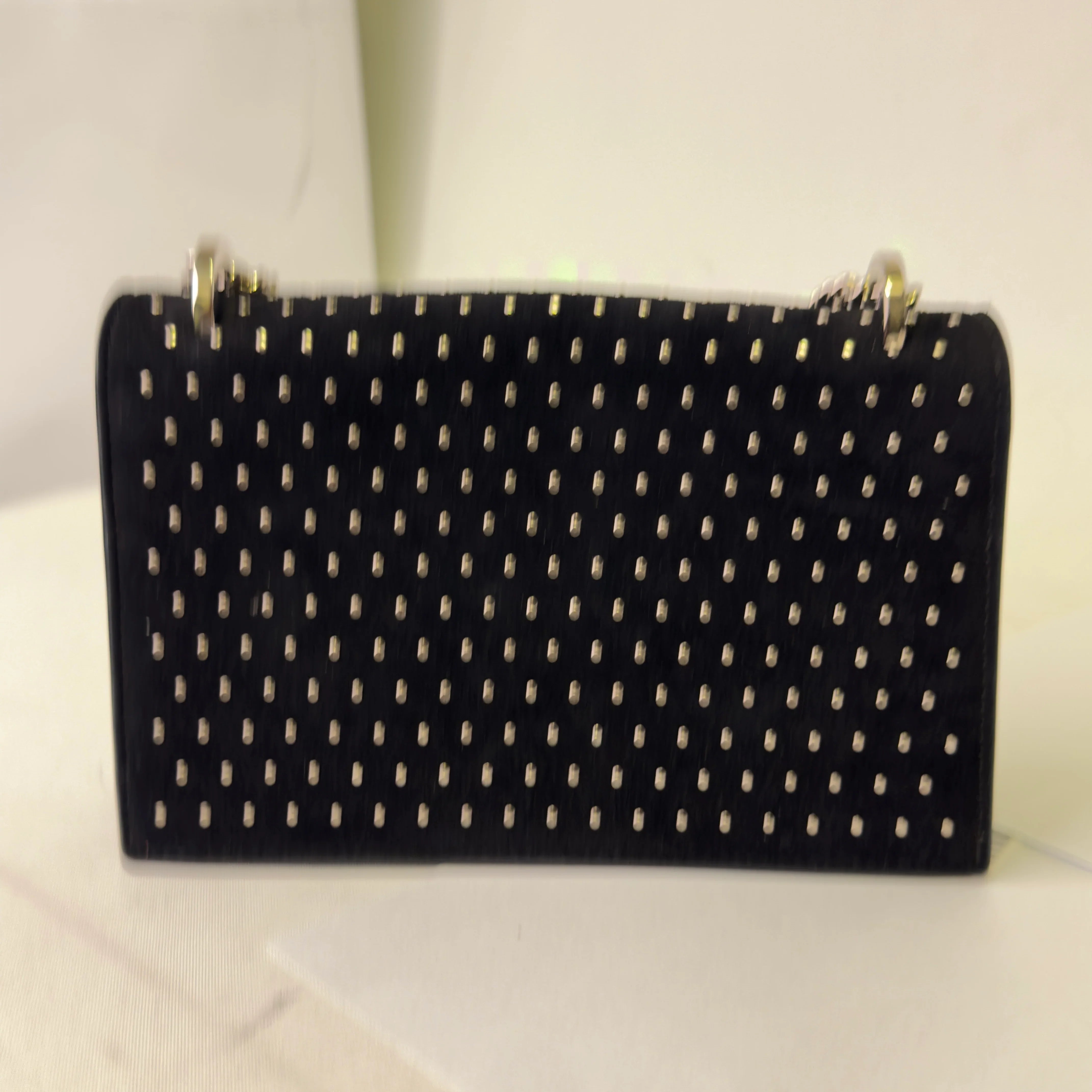 Jimmy Choo Studded Crossbody Bag Black - Lost Designer