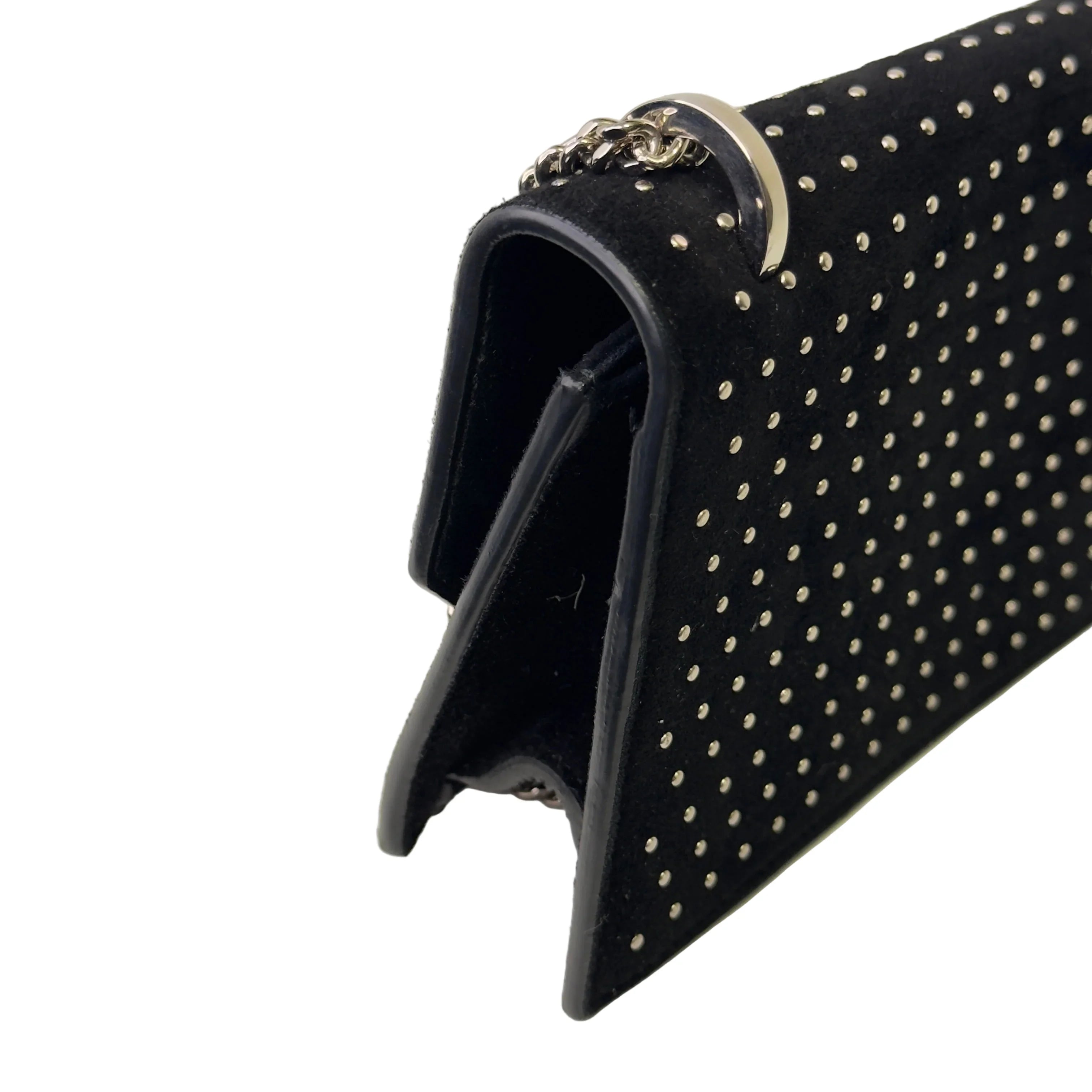 Jimmy Choo Studded Crossbody Bag Black - Lost Designer