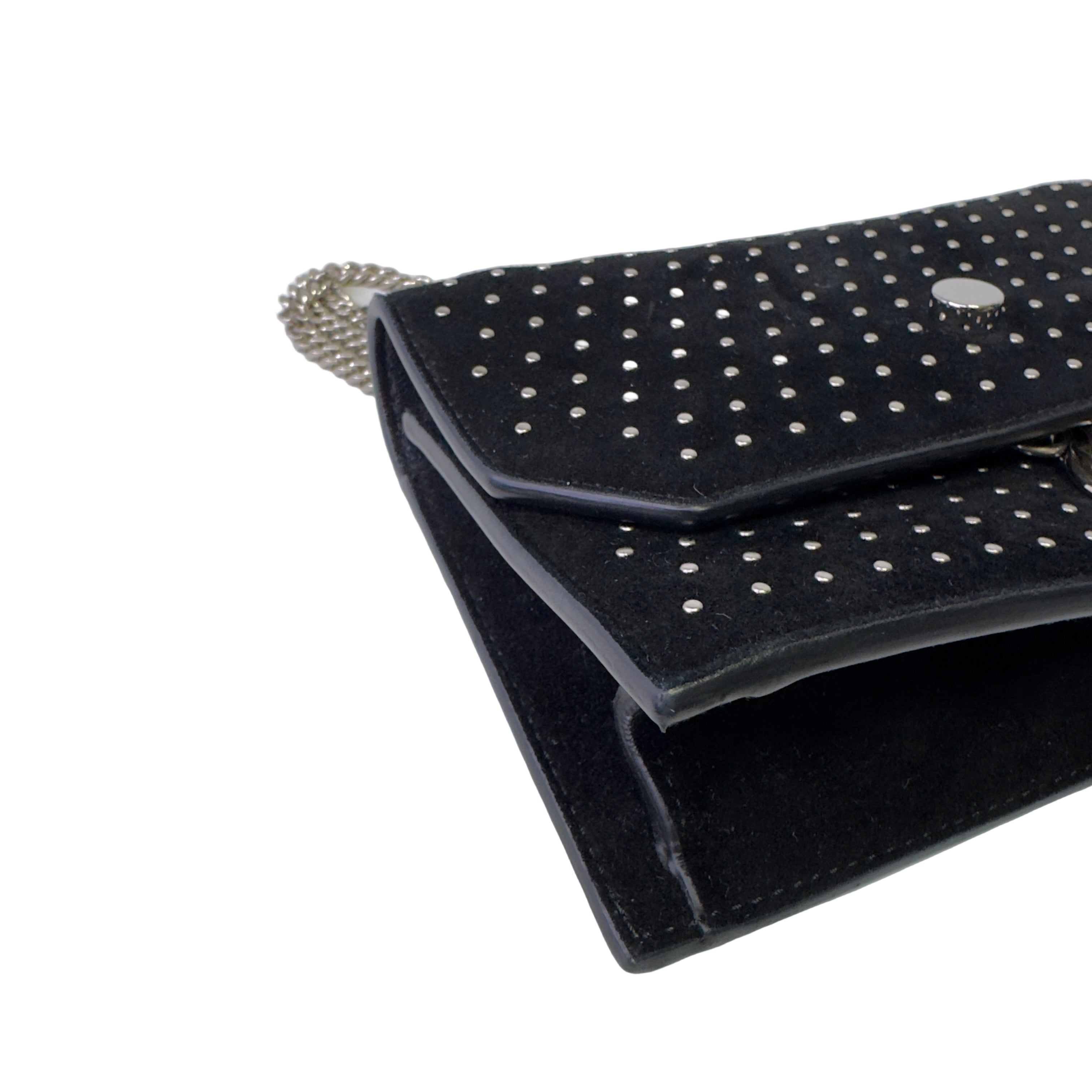 Jimmy Choo Studded Crossbody Bag Black